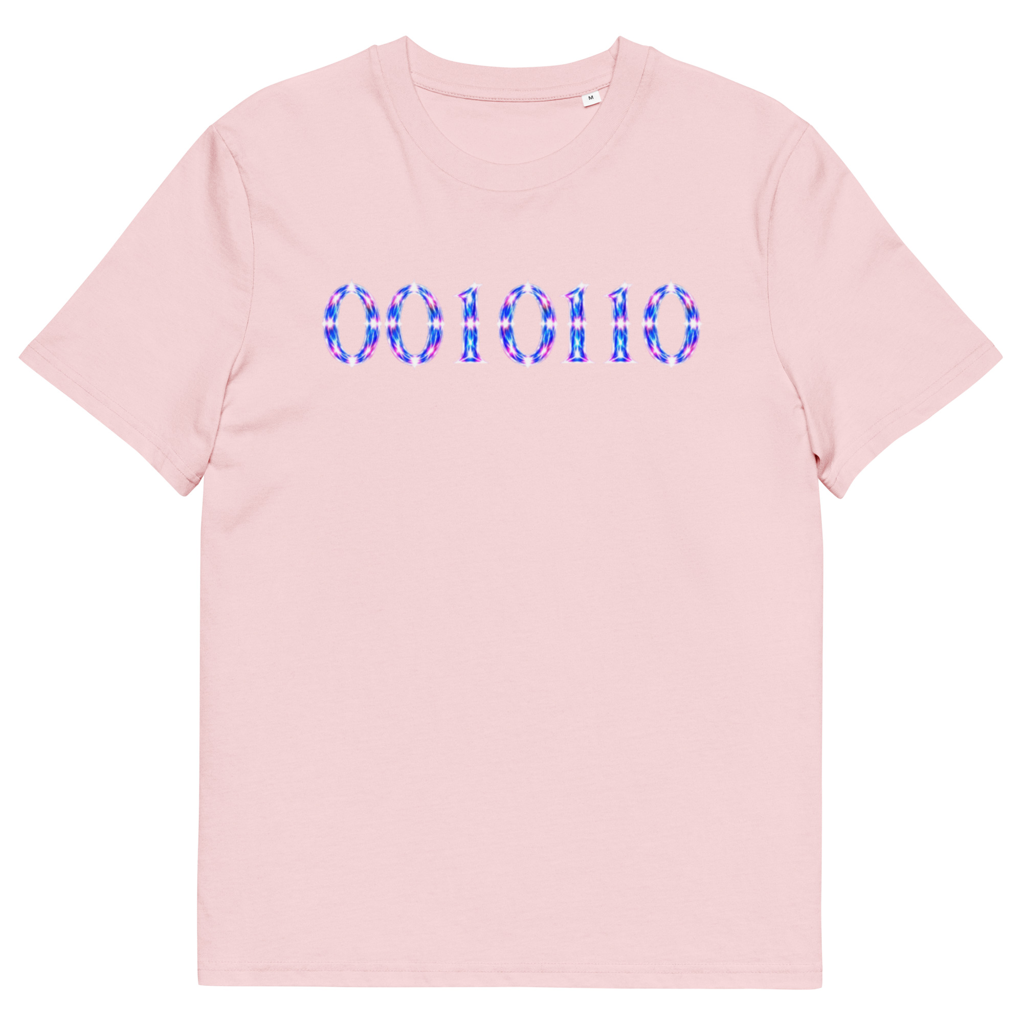 0010110 Light Codes Unisex Organic Cotton T-Shirt 001 - Image 74