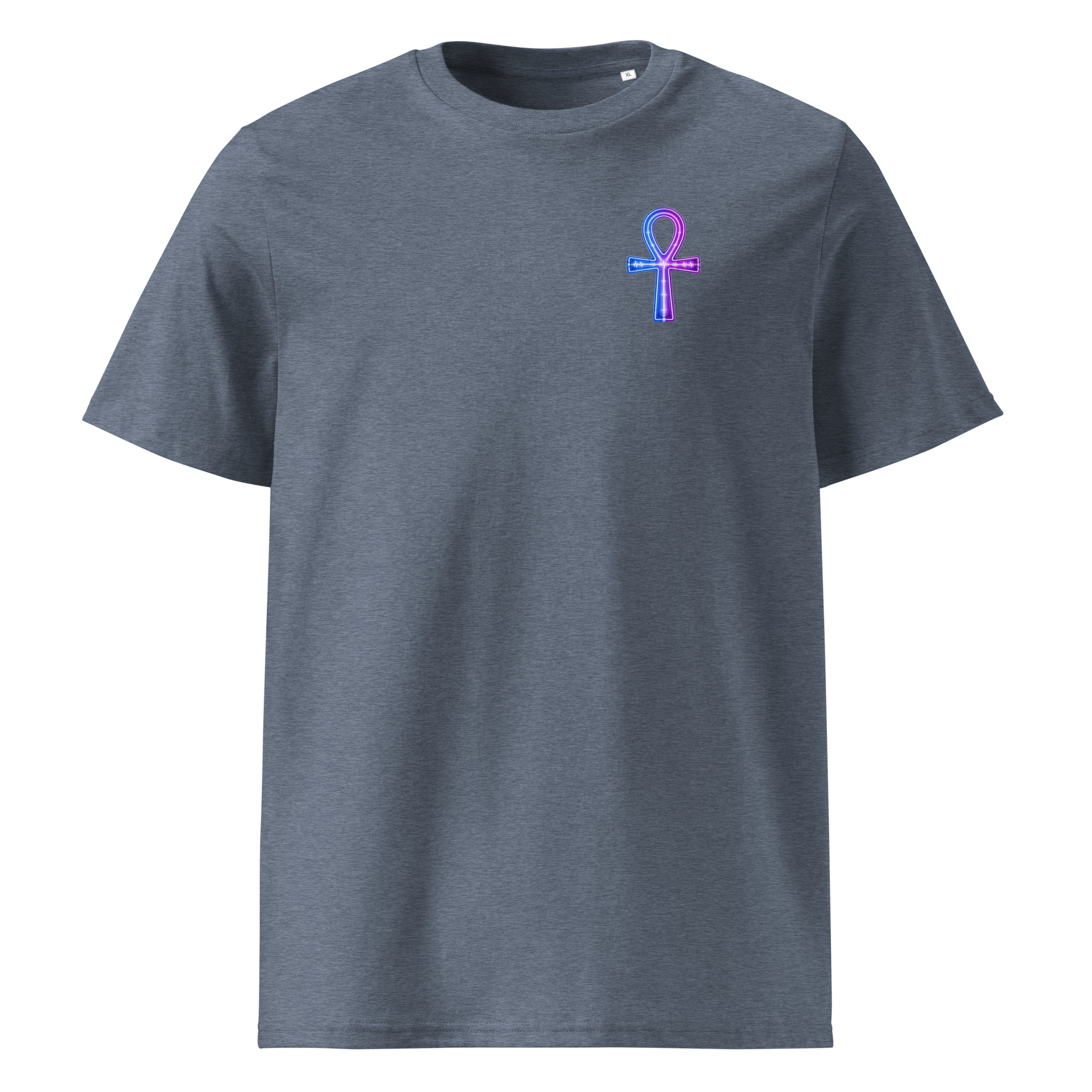 Ankh Neon Unisex Organic Cotton T-Shirt 002 - Image 10