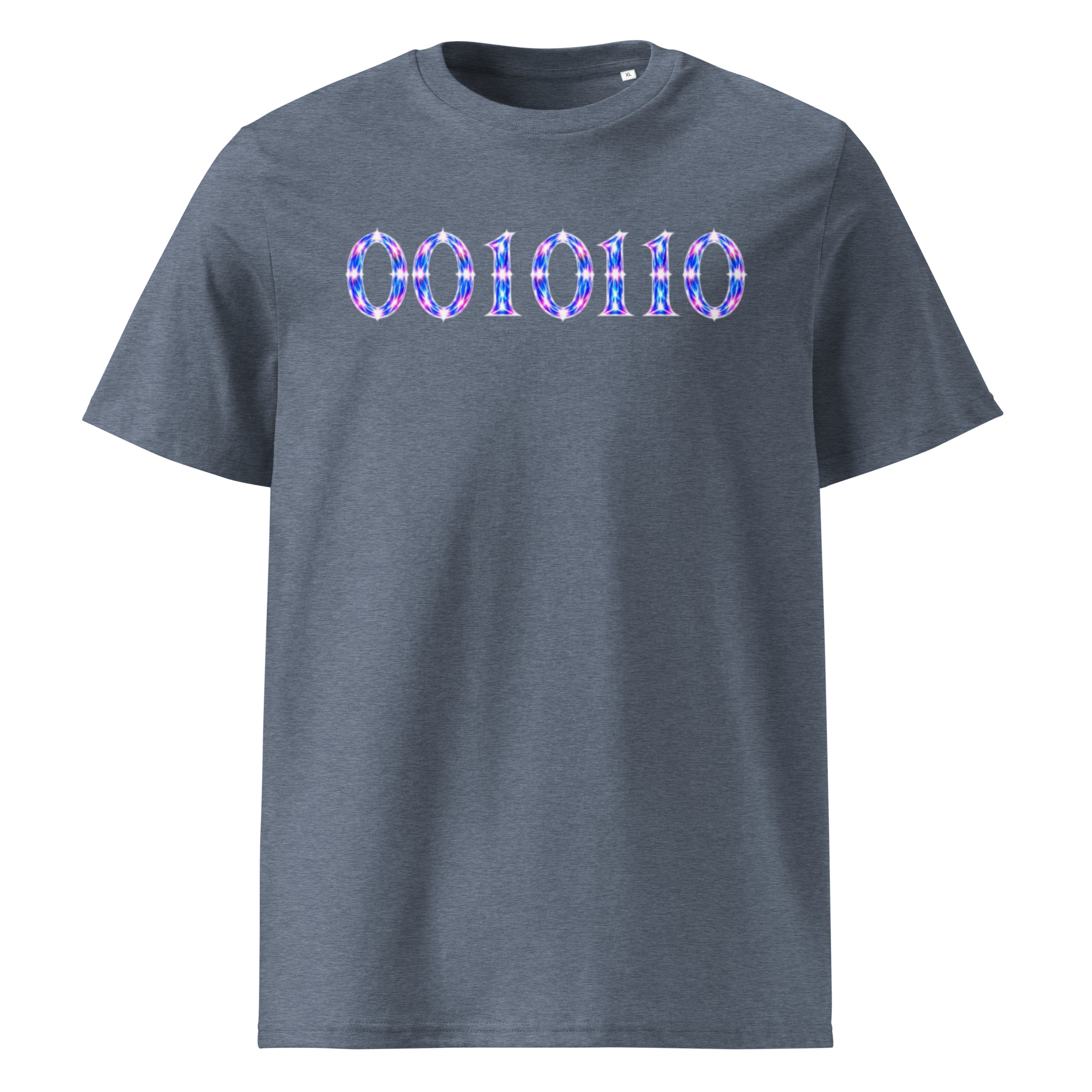 0010110 Light Codes Unisex Organic Cotton T-Shirt 001 - Image 10