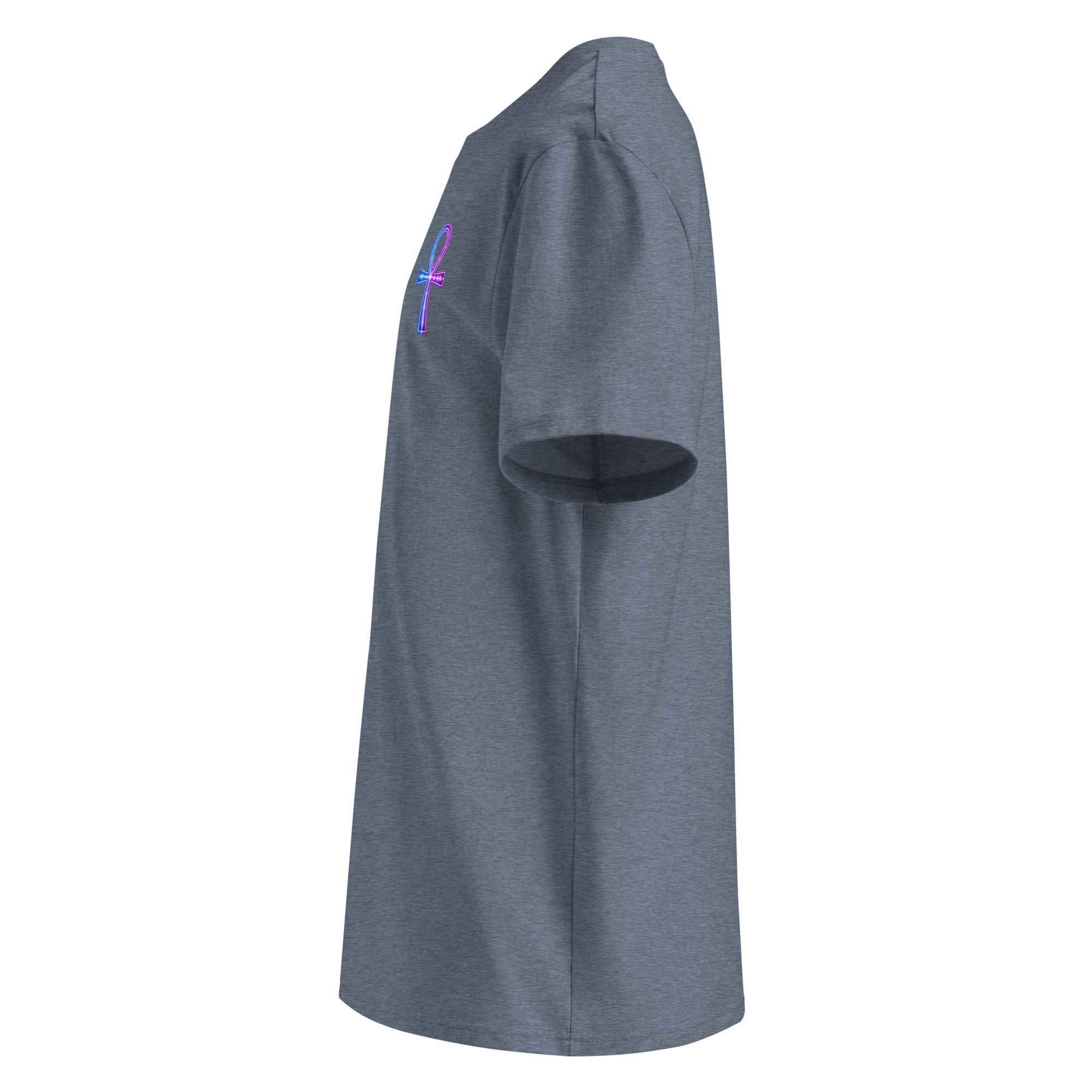 Ankh Neon Unisex Organic Cotton T-Shirt 002 - Image 40