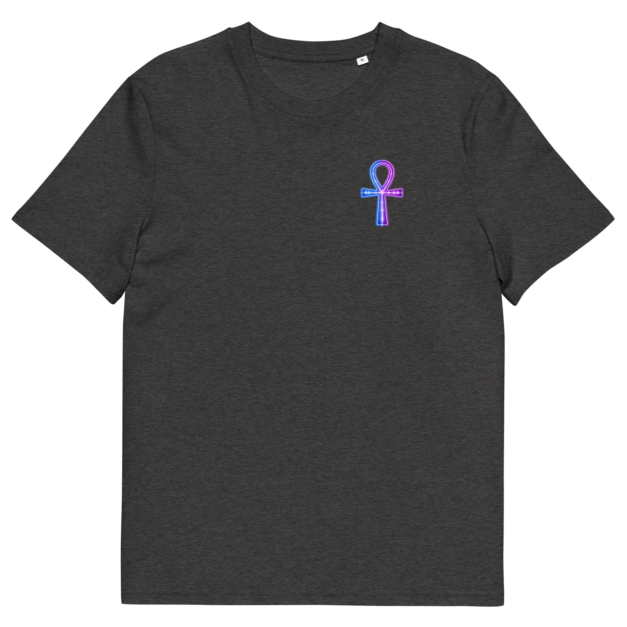 Ankh Neon Unisex Organic Cotton T-Shirt 002 - Image 64