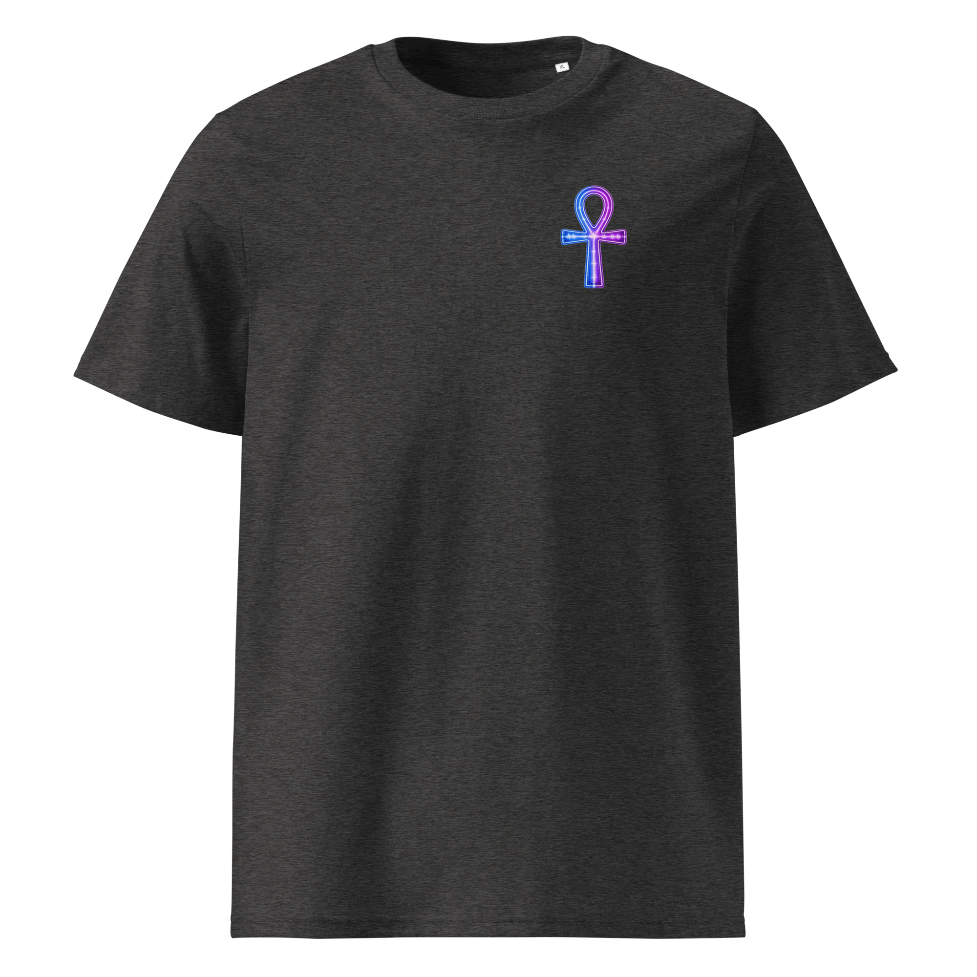 Ankh Neon Unisex Organic Cotton T-Shirt 002 - Image 4
