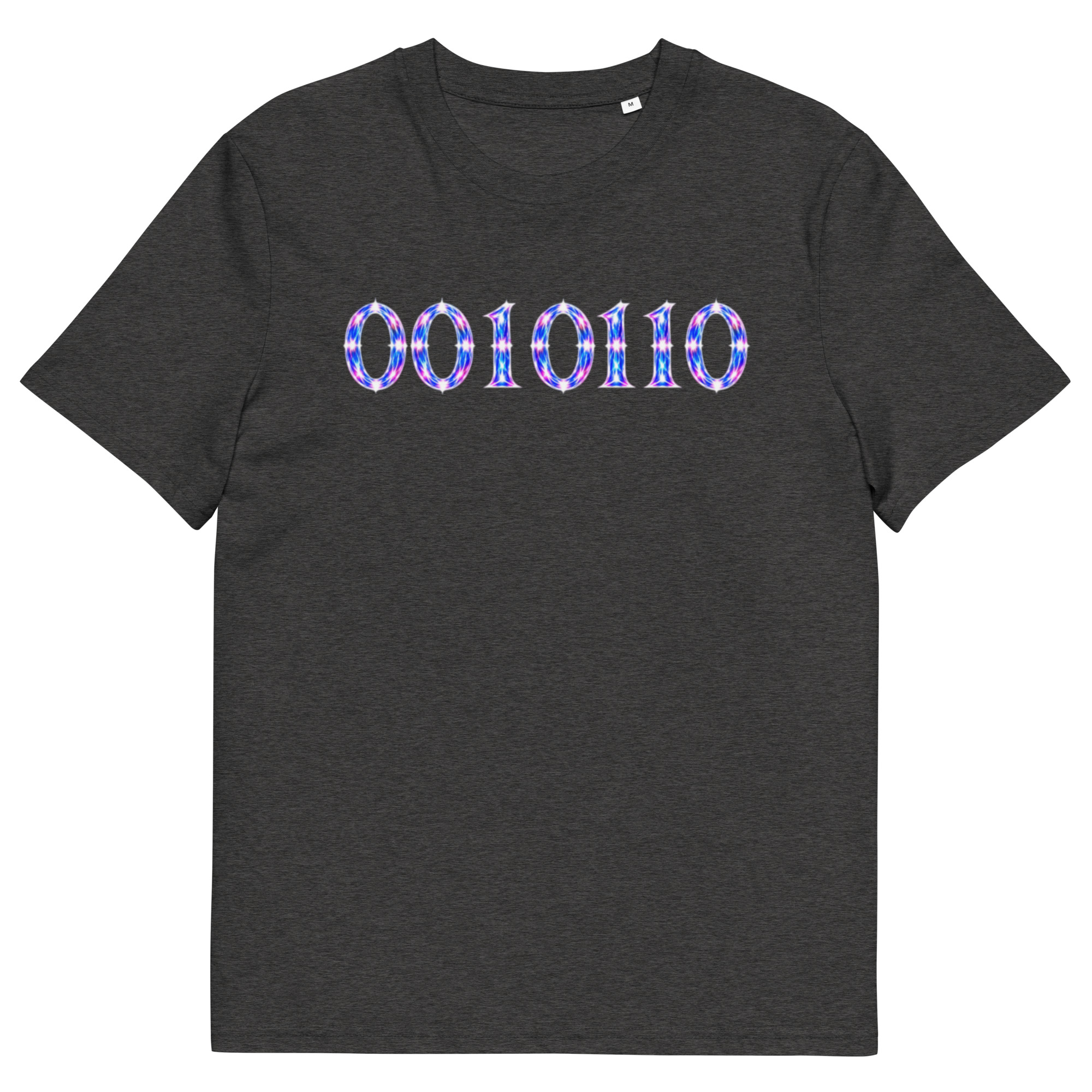 0010110 Light Codes Unisex Organic Cotton T-Shirt 001 - Image 64