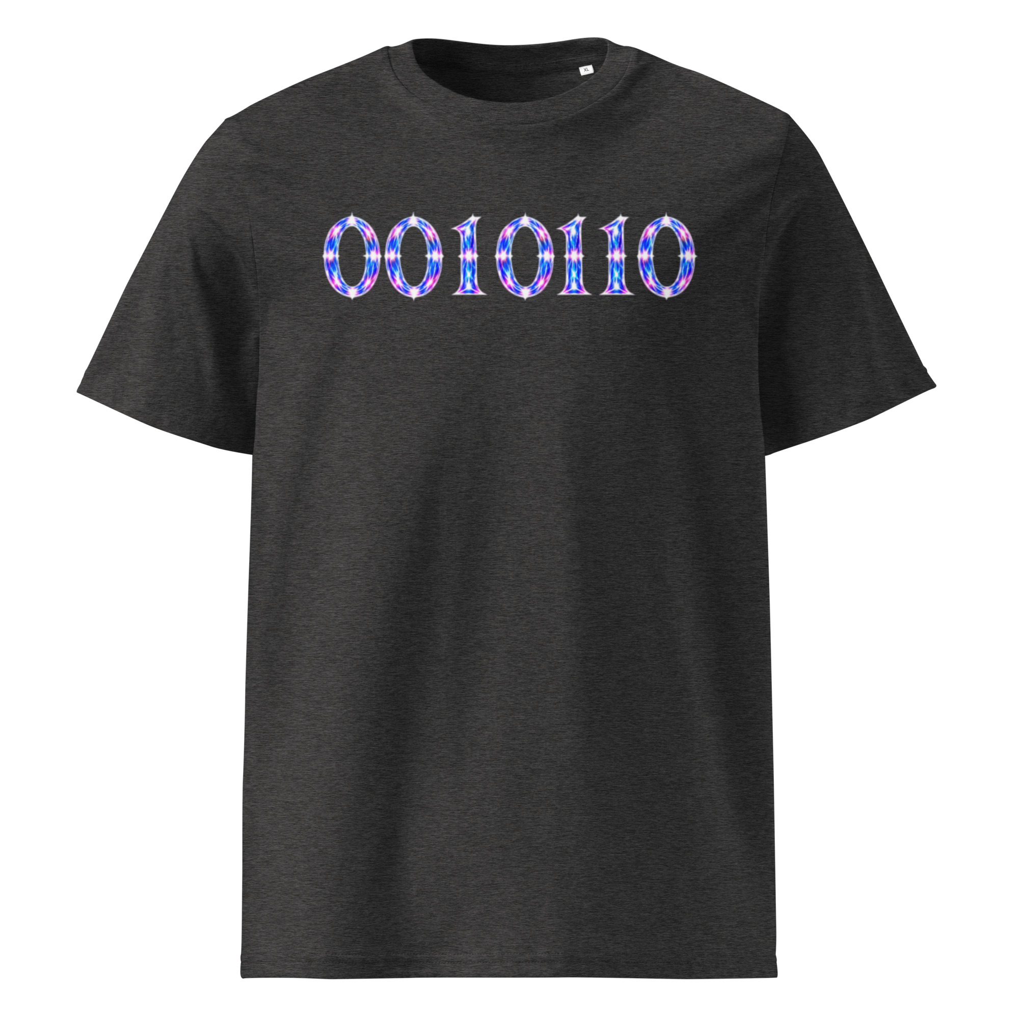 0010110 Light Codes Unisex Organic Cotton T-Shirt 001 - Image 4