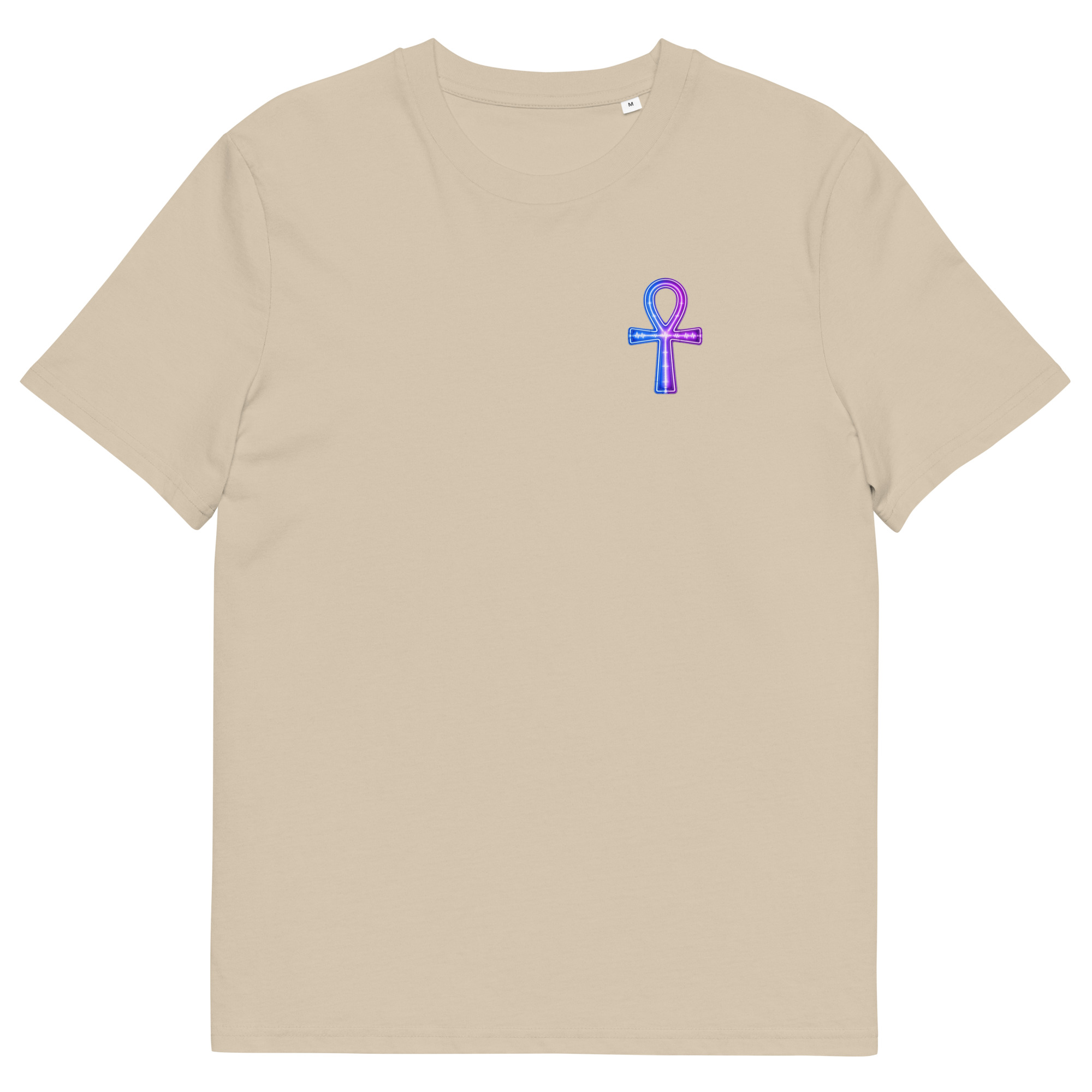 Ankh Neon Unisex Organic Cotton T-Shirt 002 - Image 72