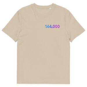 144,000 Neon Unisex Organic Cotton T-Shirt 002