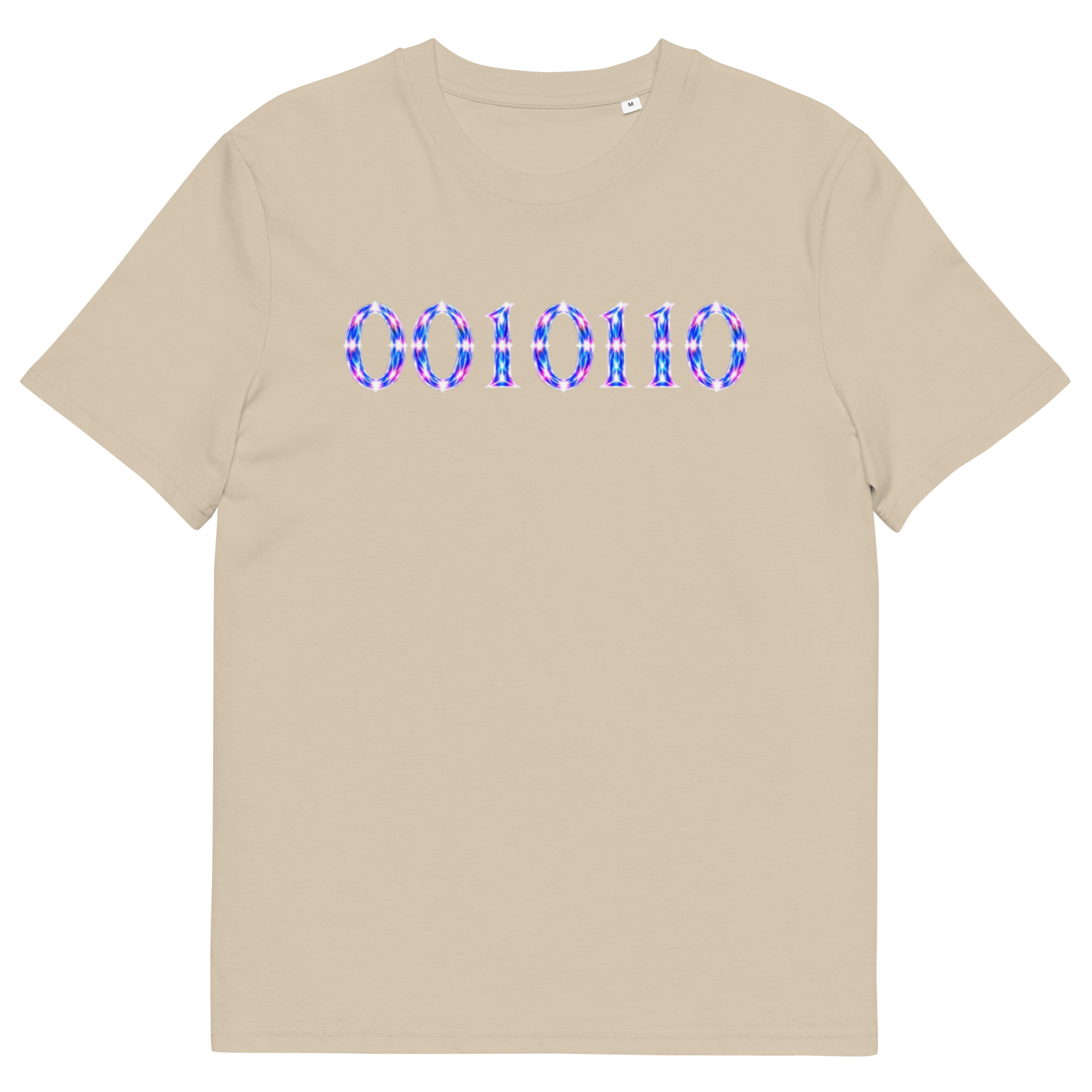0010110 Light Codes Unisex Organic Cotton T-Shirt 001 - Image 72