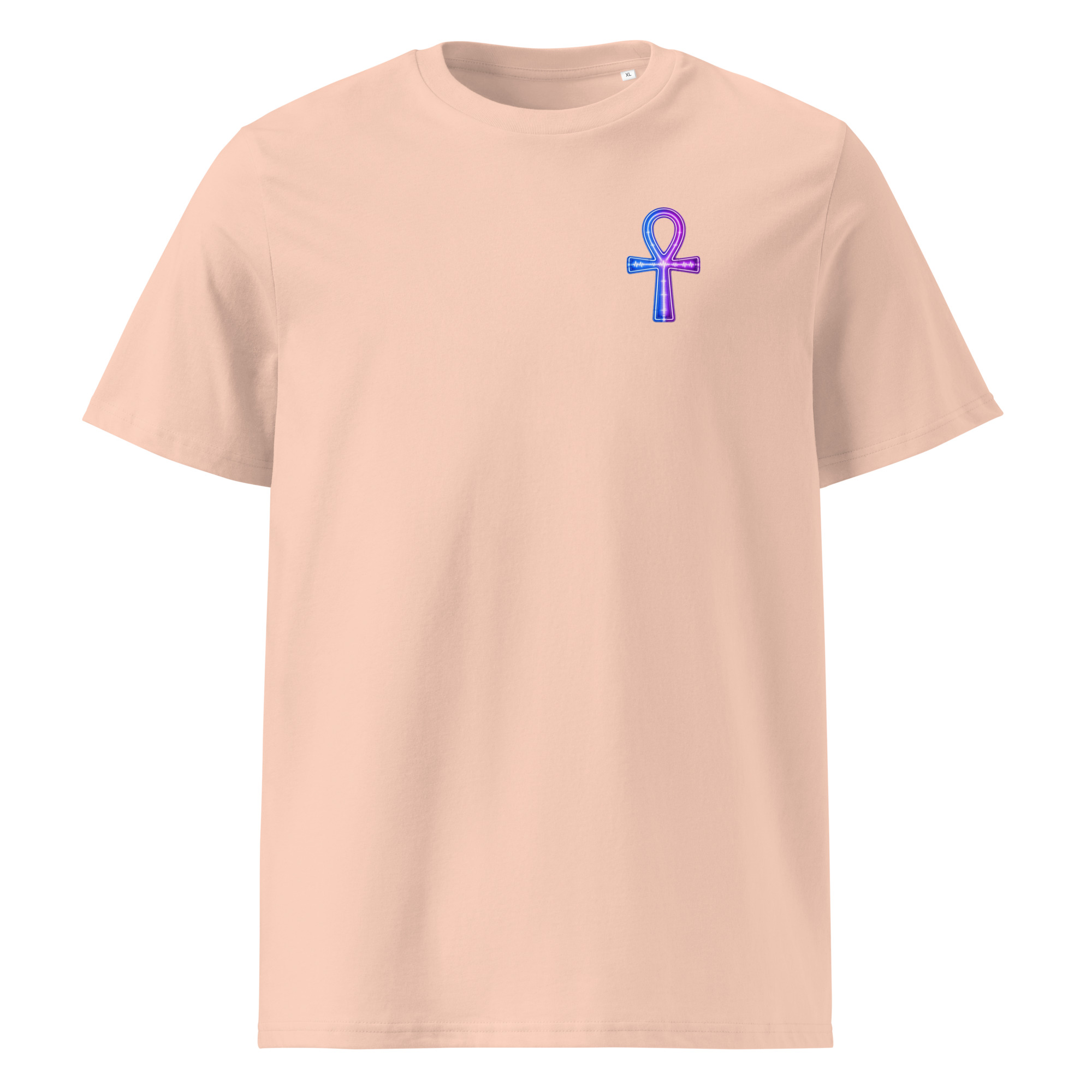 Ankh Neon Unisex Organic Cotton T-Shirt 002 - Image 13