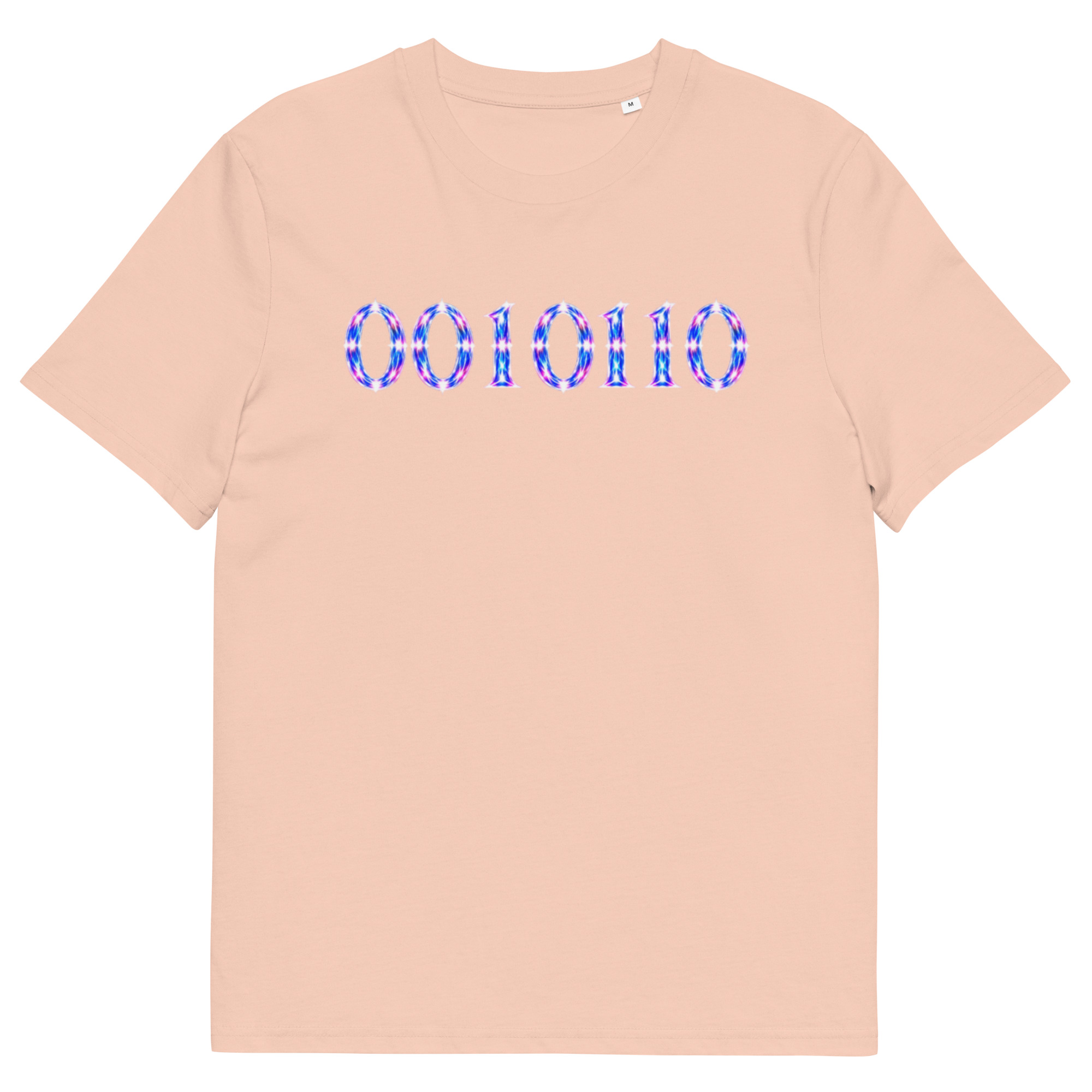 0010110 Light Codes Unisex Organic Cotton T-Shirt 001 - Image 73