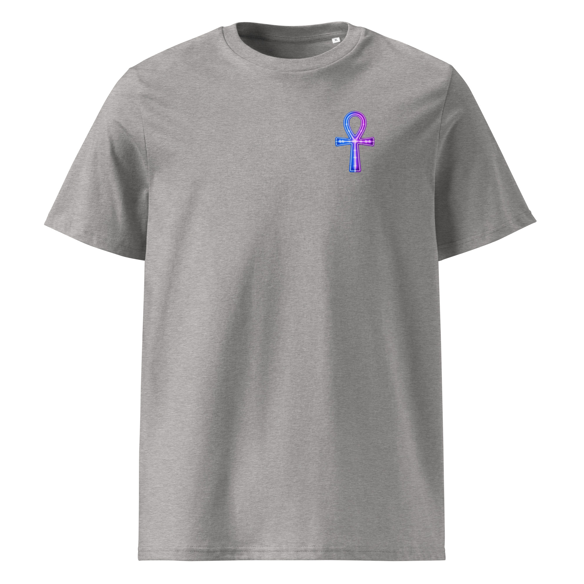 Ankh Neon Unisex Organic Cotton T-Shirt 002 - Image 11