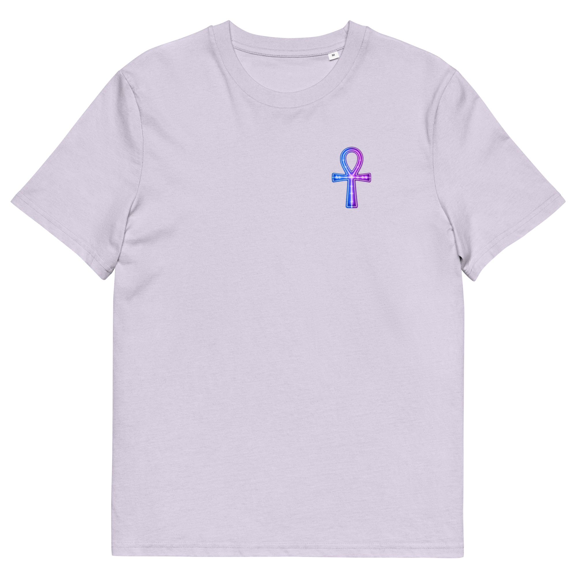 Ankh Neon Unisex Organic Cotton T-Shirt 002 - Image 74