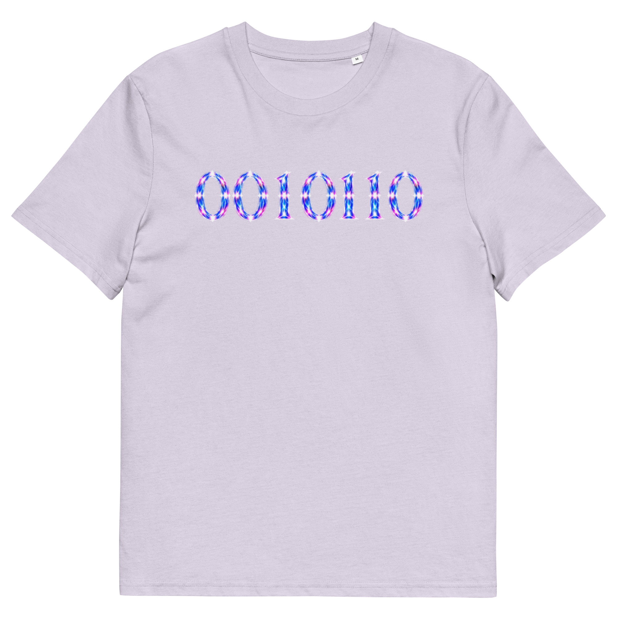 0010110 Light Codes Unisex Organic Cotton T-Shirt 001 - Image 75
