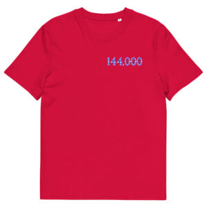 144,000 Light Codes Unisex Organic Cotton T-Shirt 002