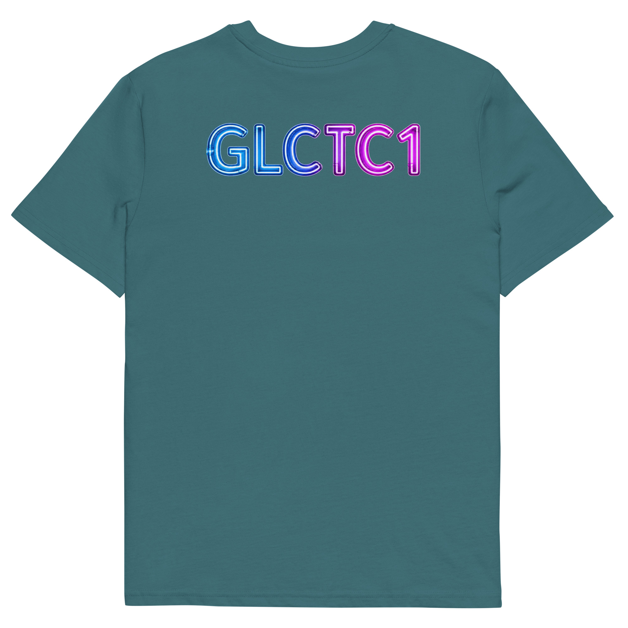 Ankh Neon Unisex Organic Cotton T-Shirt 002 - Image 82