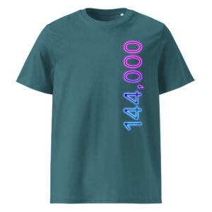 144,000 Neon Unisex Organic Cotton T-Shirt 003