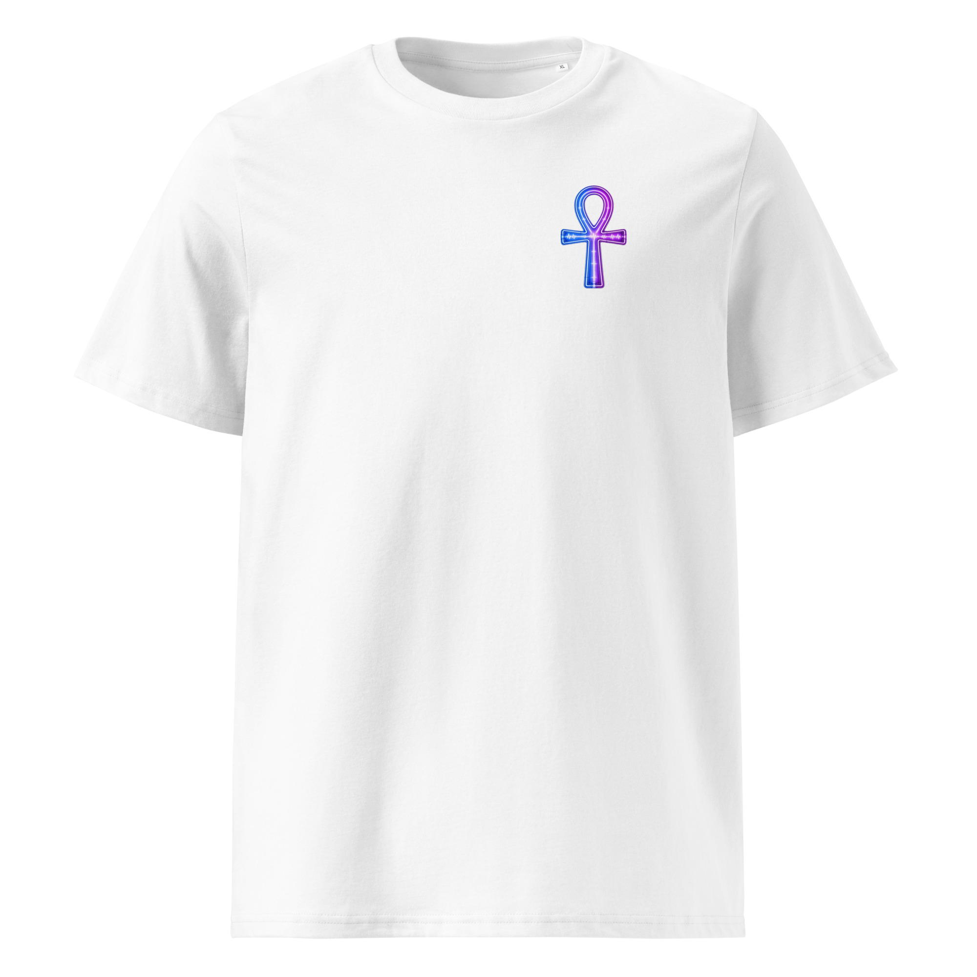 Ankh Neon Unisex Organic Cotton T-Shirt 002 - Image 16