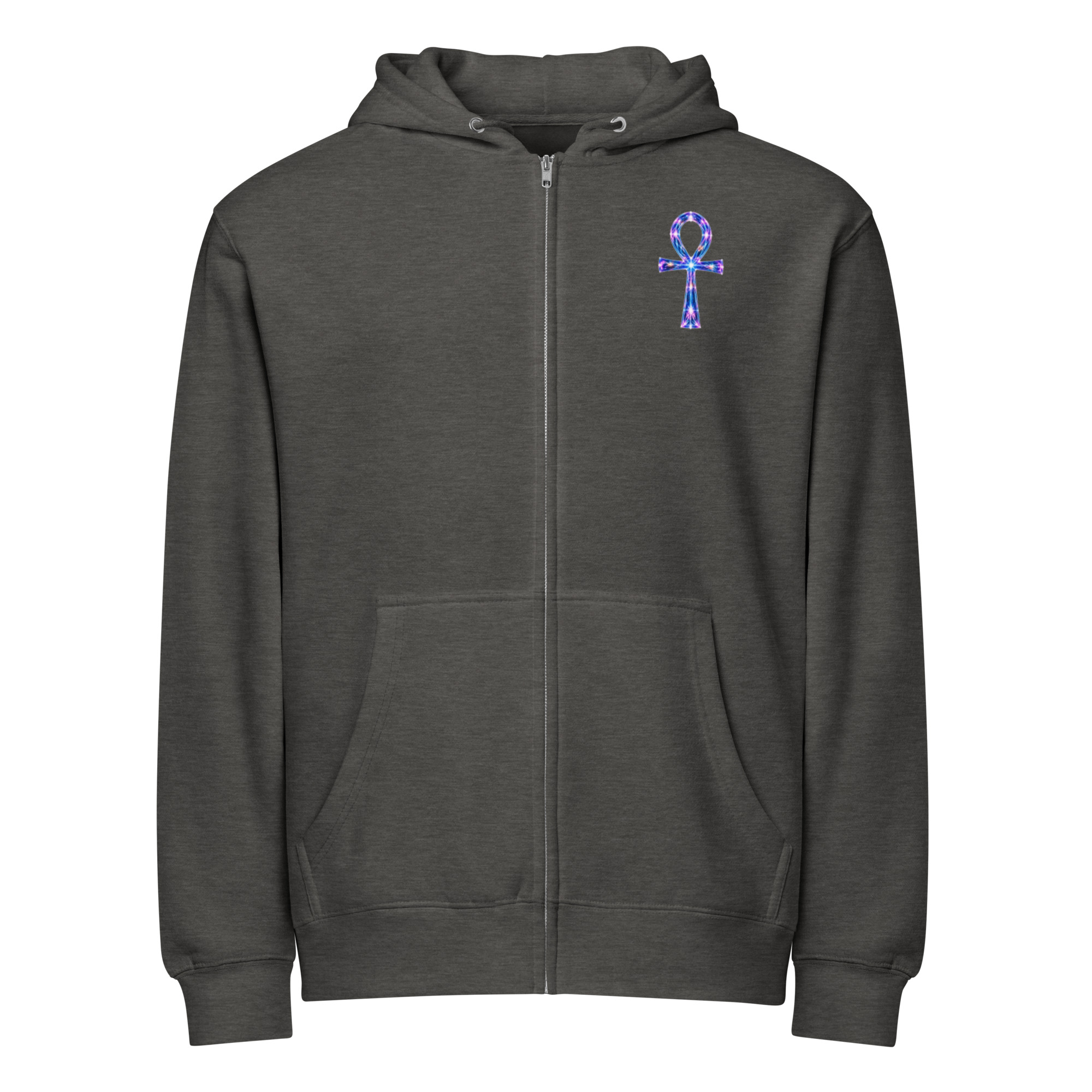 Ankh Light Codes Unisex Premium Zip Hoodie 001 - Image 5