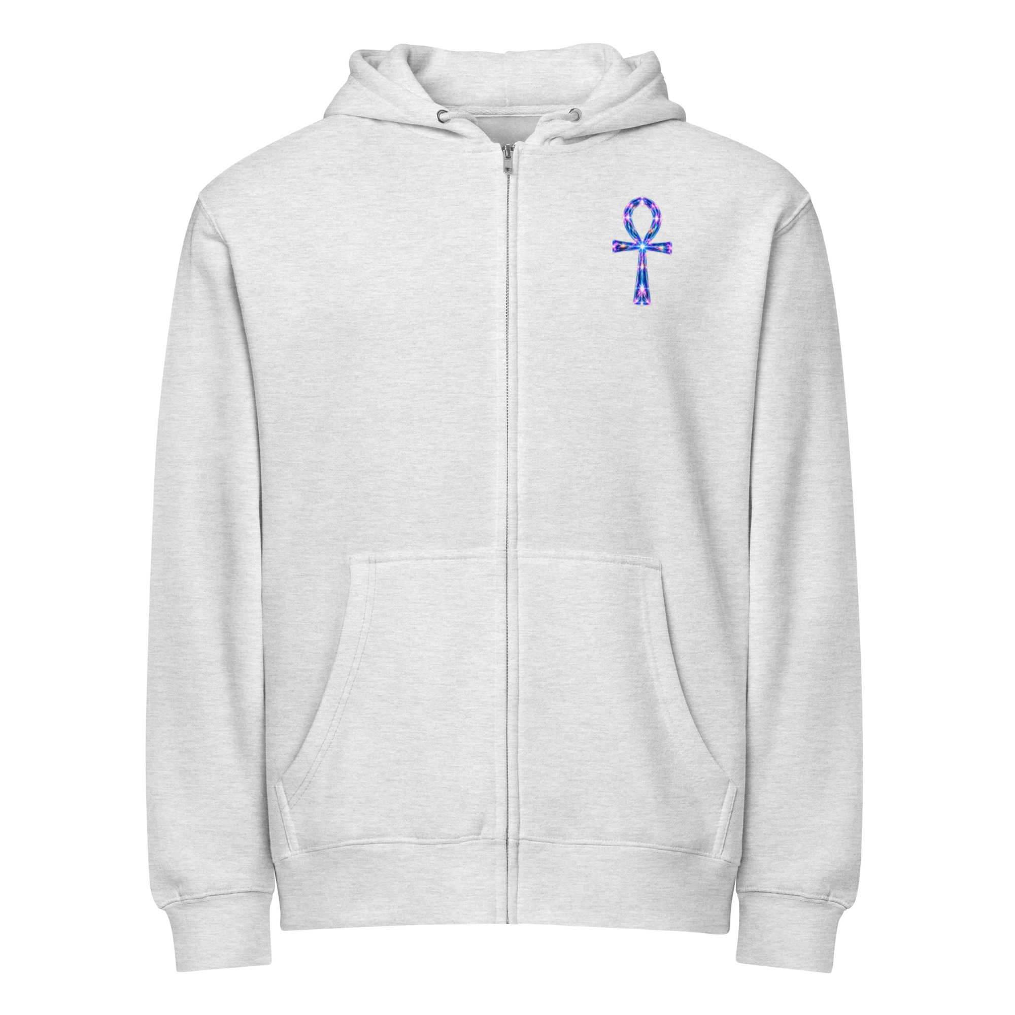 Ankh Light Codes Unisex Premium Zip Hoodie 001 - Image 7