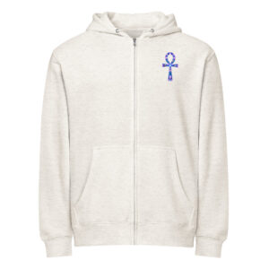 Ankh Light Codes Unisex Premium Zip Hoodie 001