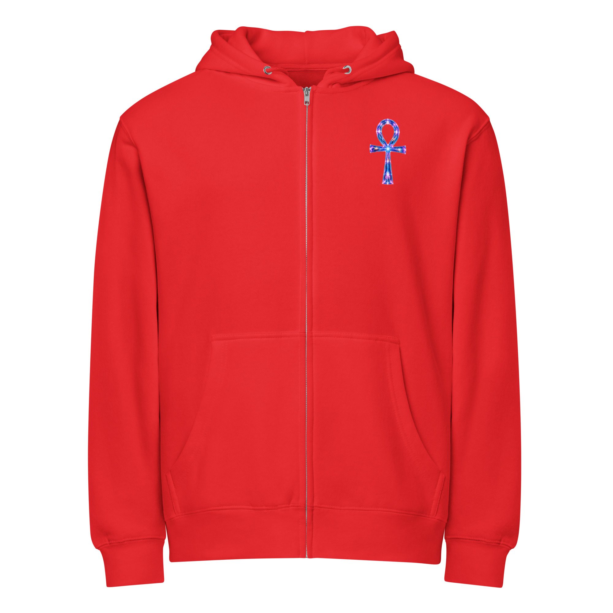 Ankh Light Codes Unisex Premium Zip Hoodie 001 - Image 6
