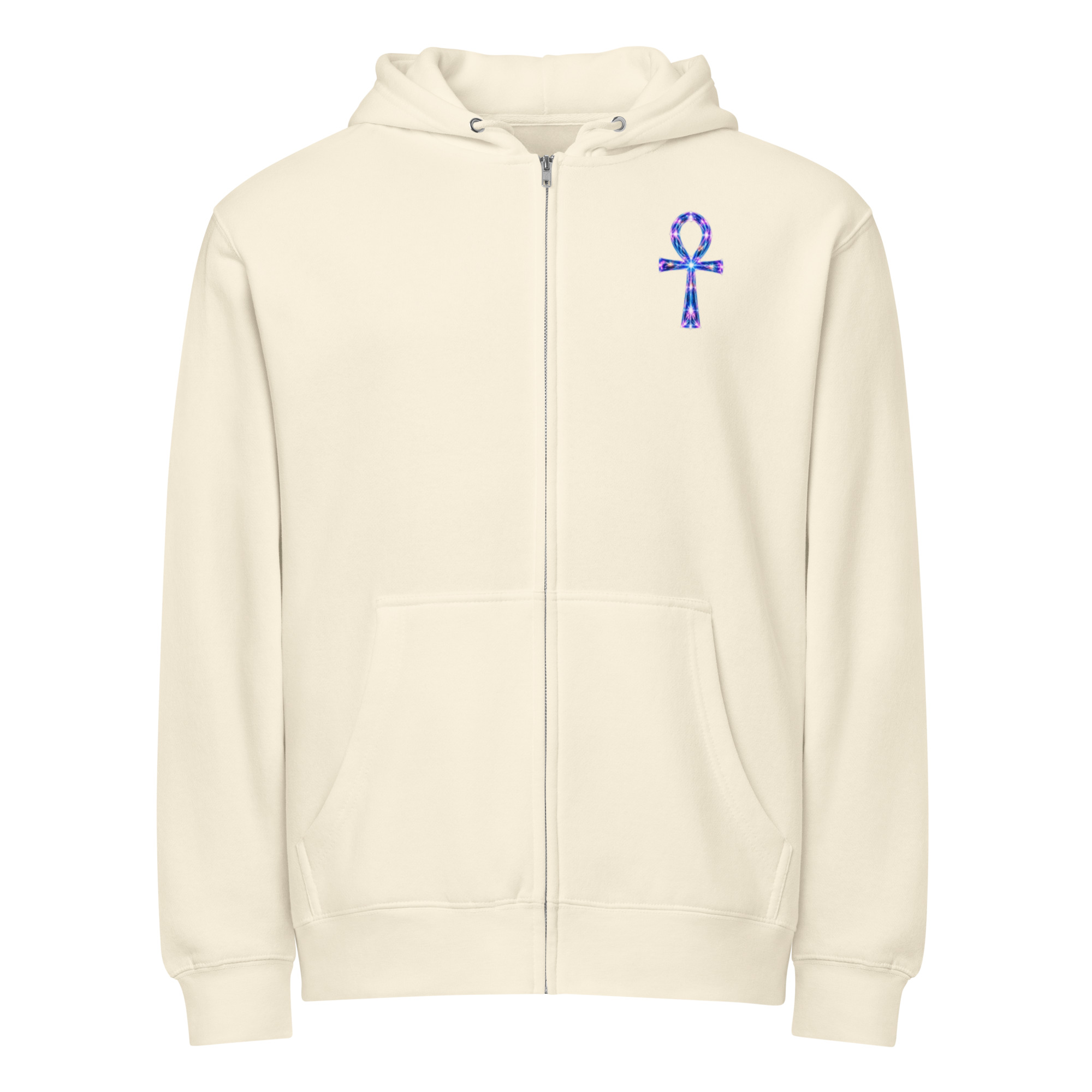 Ankh Light Codes Unisex Premium Zip Hoodie 001 - Image 9