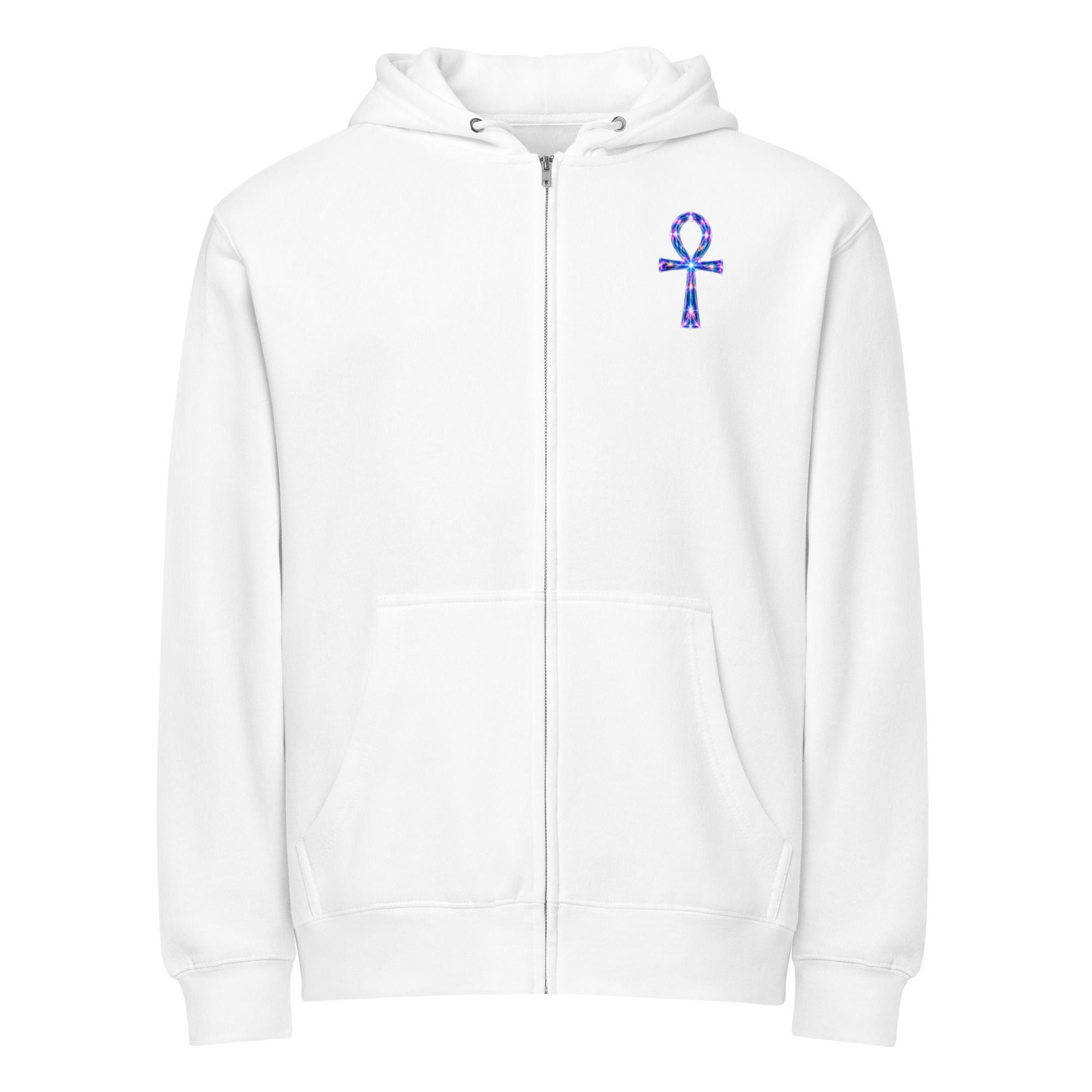 Ankh Light Codes Unisex Premium Zip Hoodie 001 - Image 10