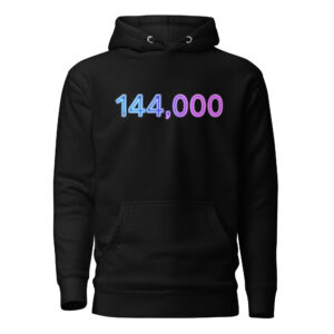 144,000 Neon Unisex Hoodie 001