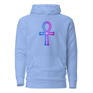 Ankh Neon Unisex Hoodie 001