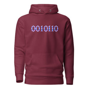 0010110 Light Codes Unisex Hoodie 001
