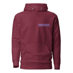 0010110 Light Codes Unisex Hoodie 002