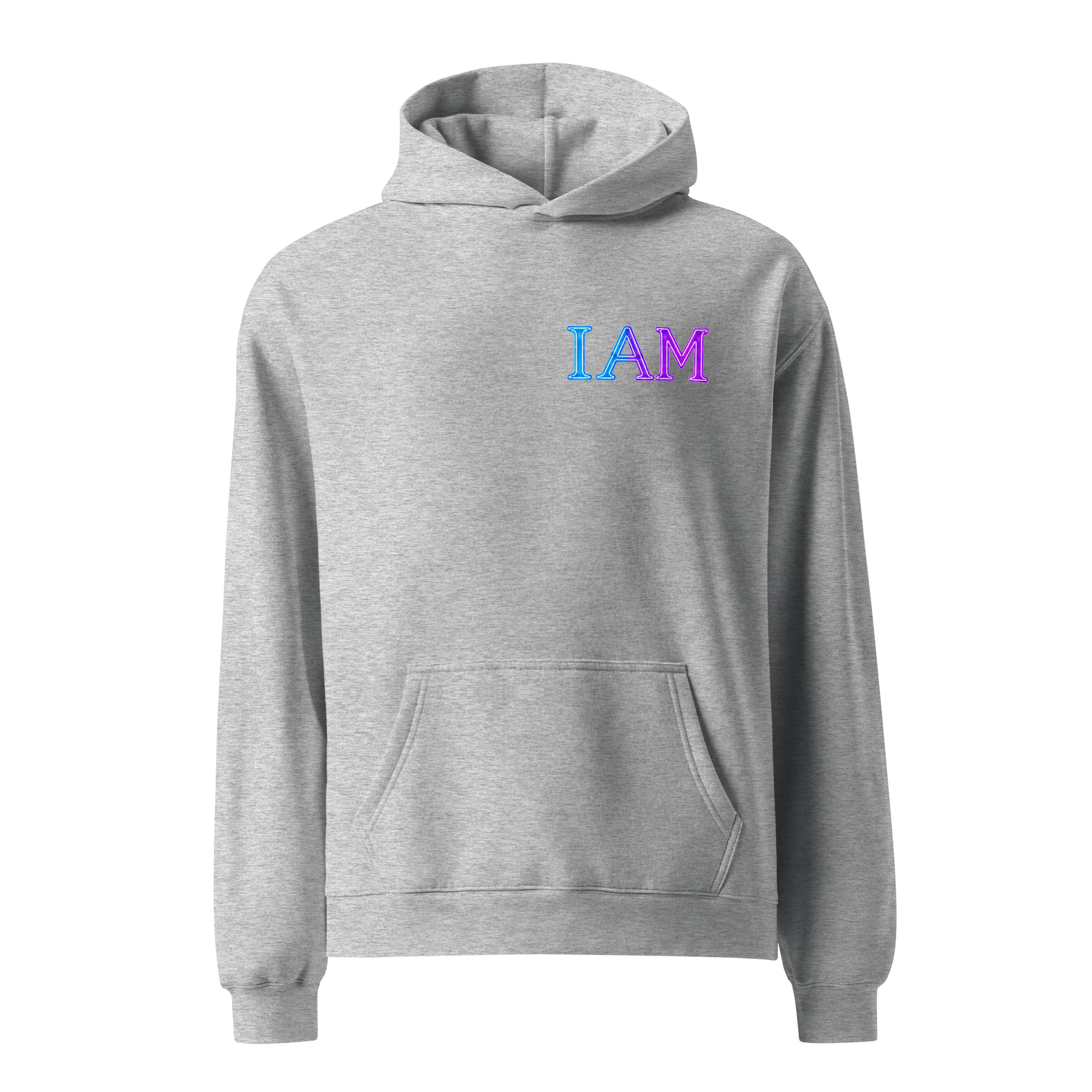 I AM Neon Unisex Oversized Hoodie 002 - Image 10