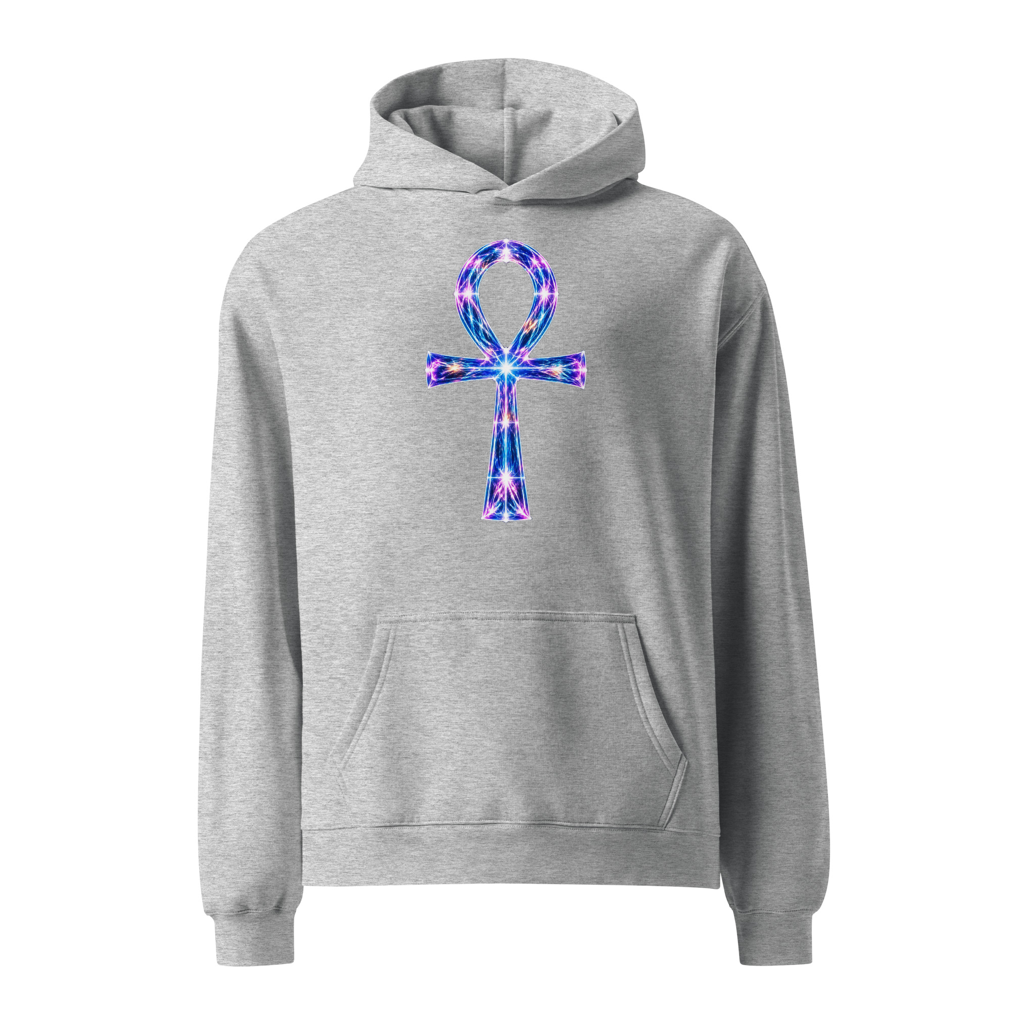 Ankh Light Codes Unisex Oversized Hoodie 001 - Image 9