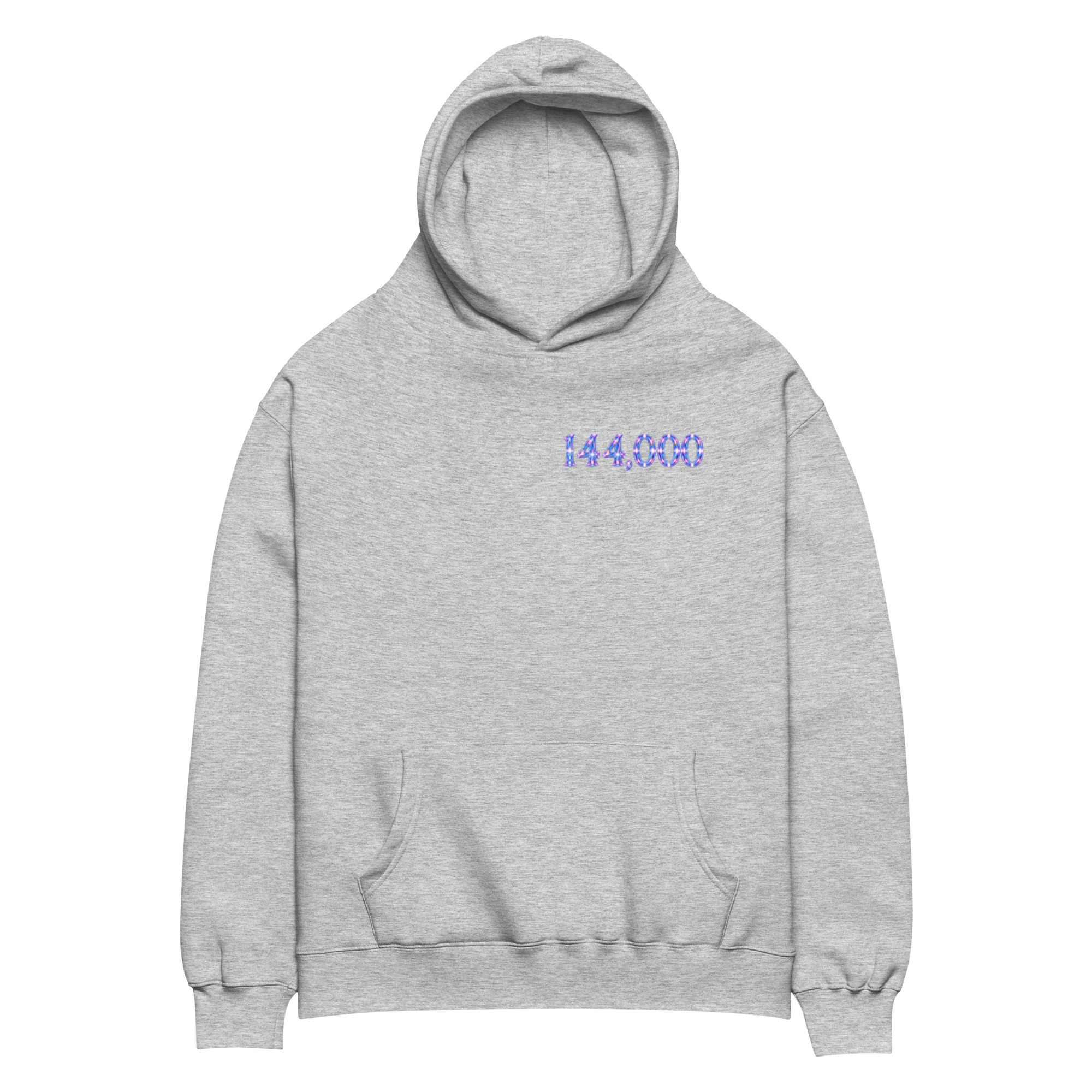 144,000 Light Codes Unisex Oversized Hoodie 002 - Image 31