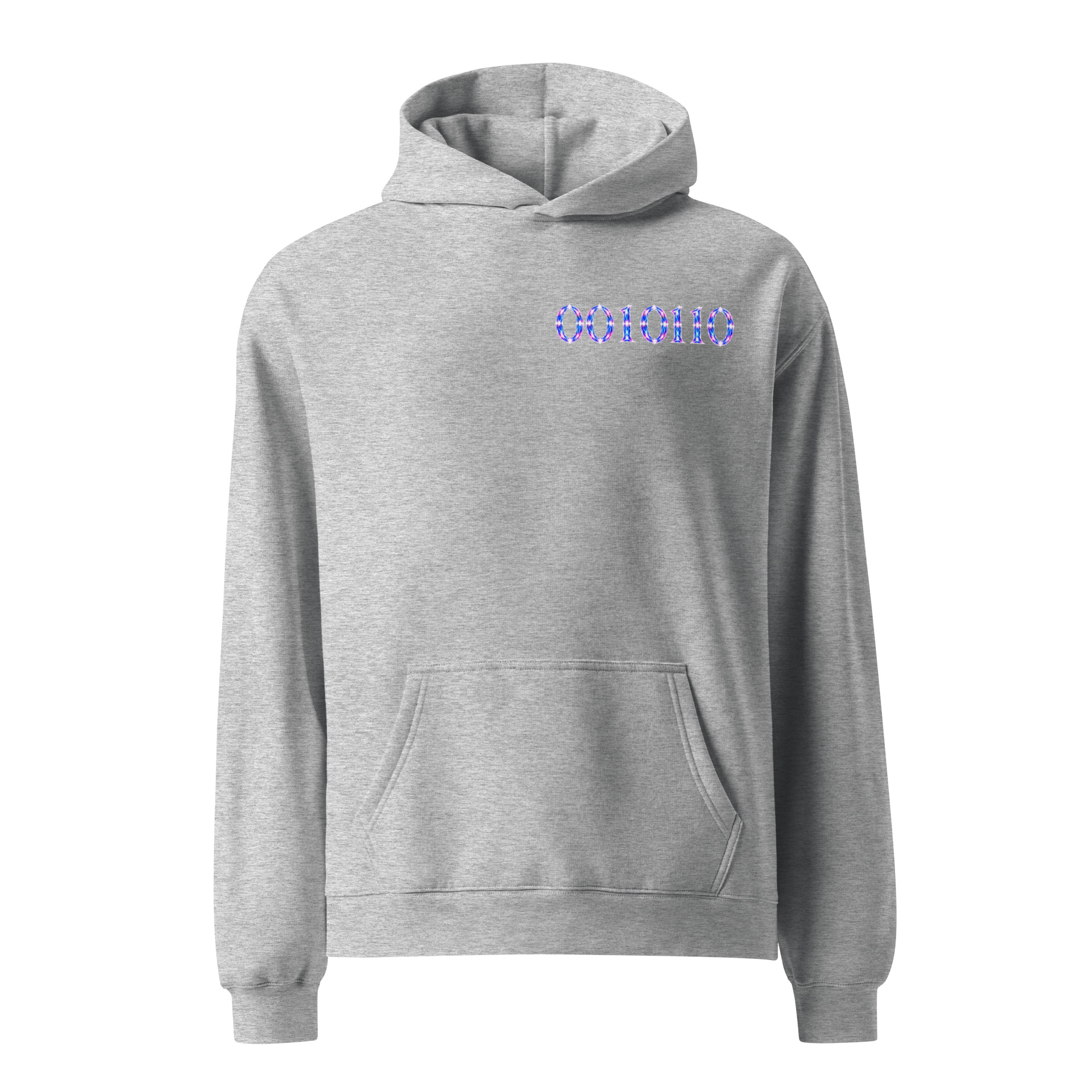 0010110 Light Codes Unisex Oversized Hoodie 002 - Image 10