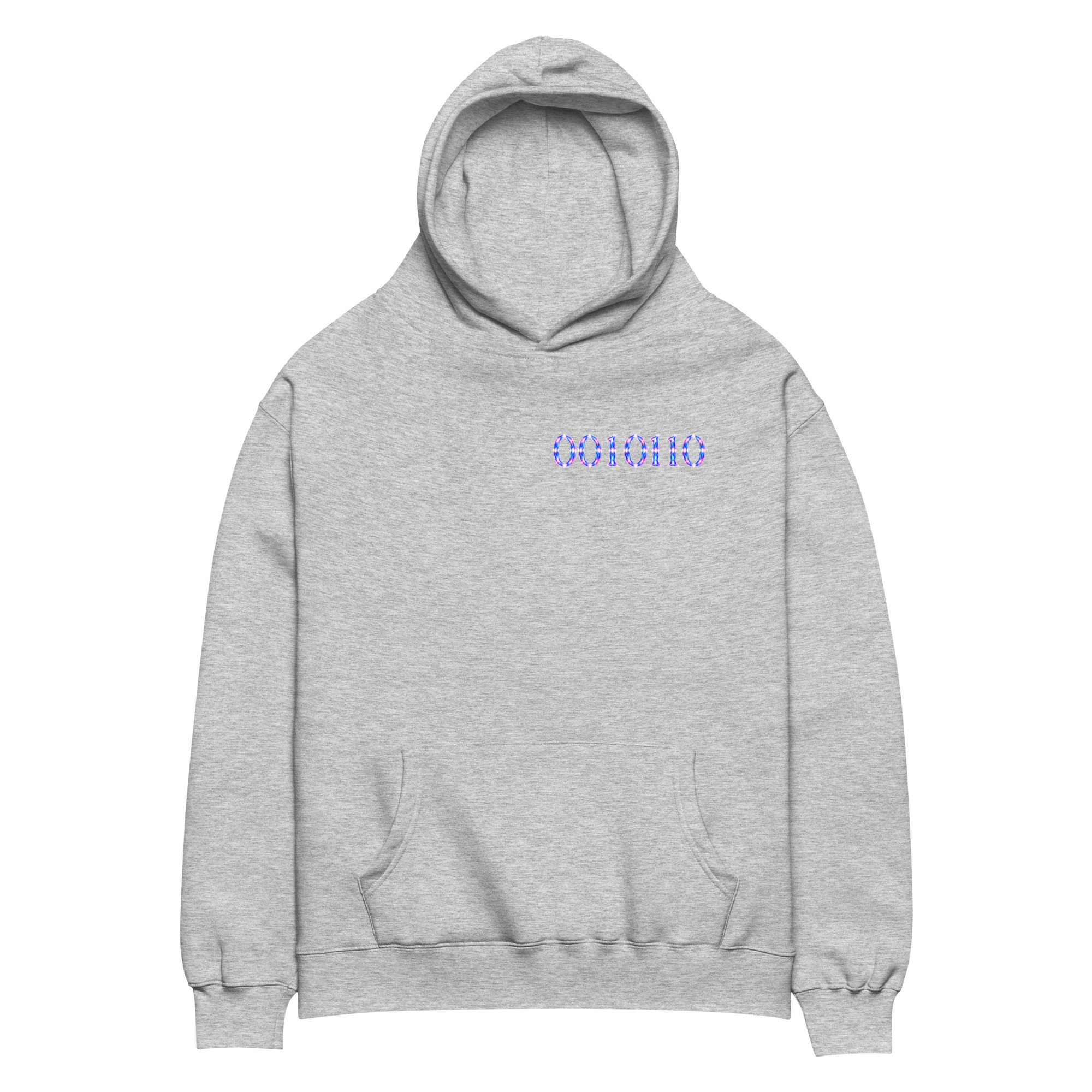 0010110 Light Codes Unisex Oversized Hoodie 002 - Image 32