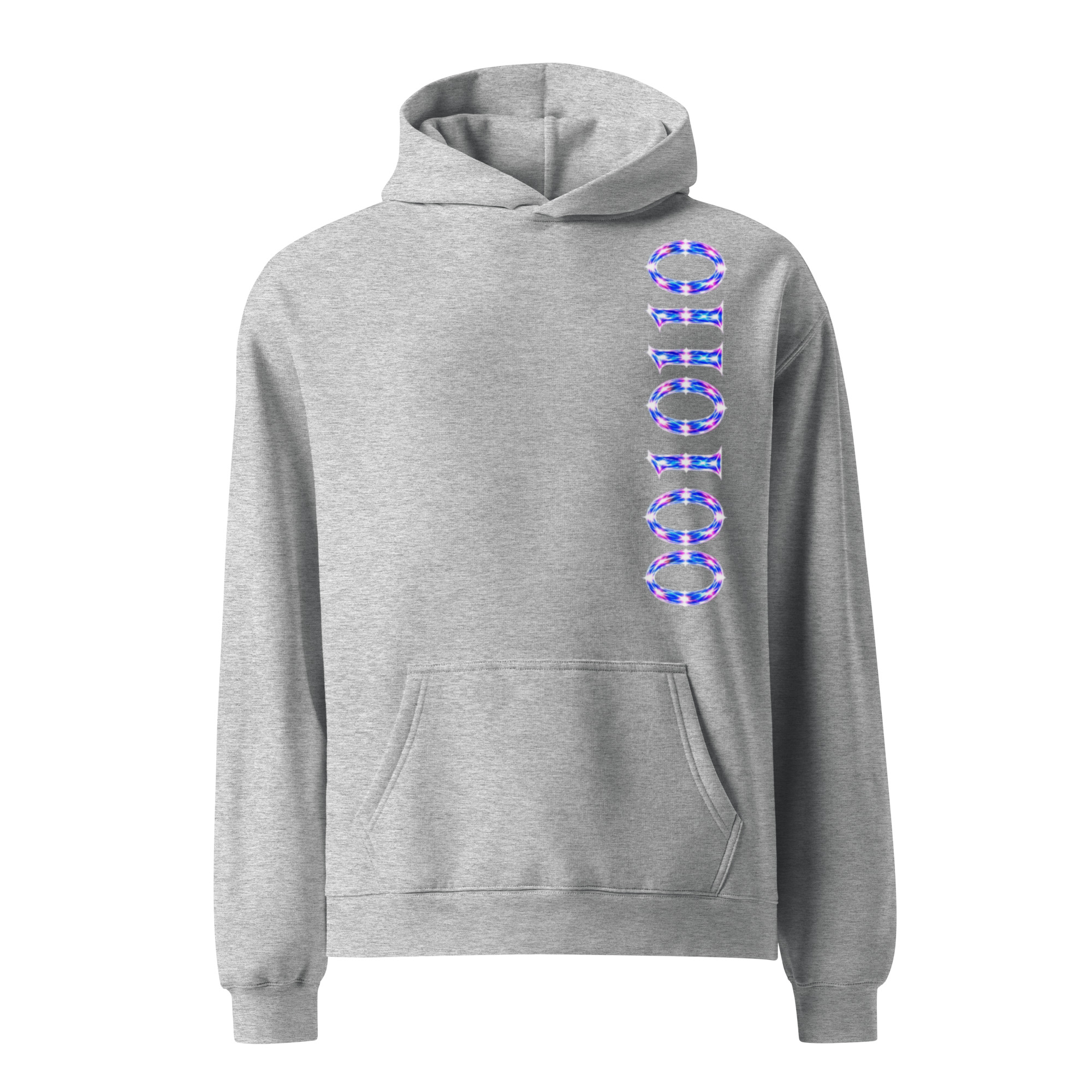 0010110 Light Codes Unisex Oversized Hoodie 003 - Image 9