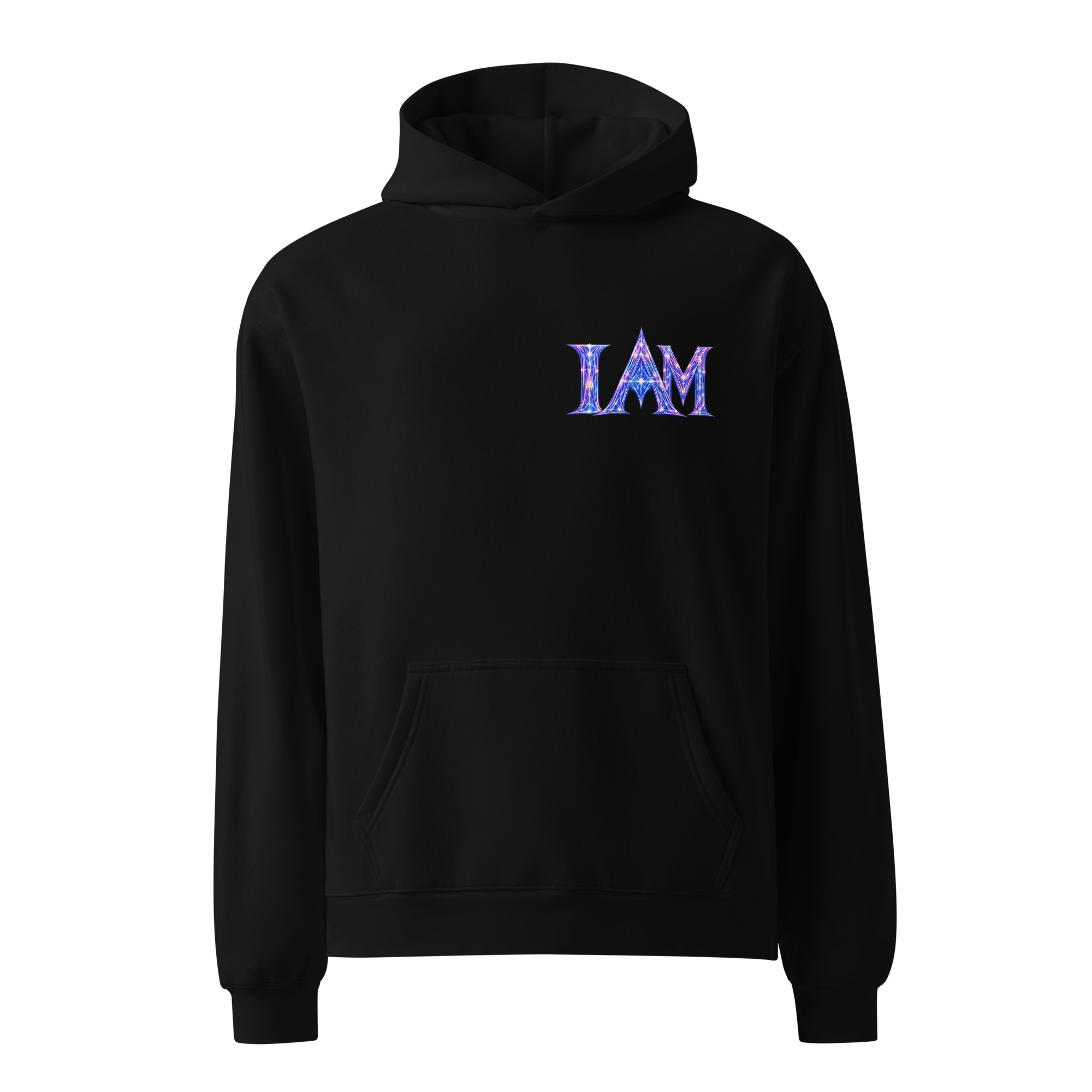 I AM Light Codes Unisex Oversized Hoodie 002 - Image 2