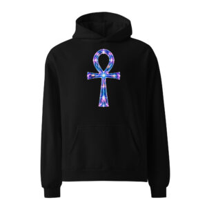 Ankh Light Codes Unisex Oversized Hoodie 001