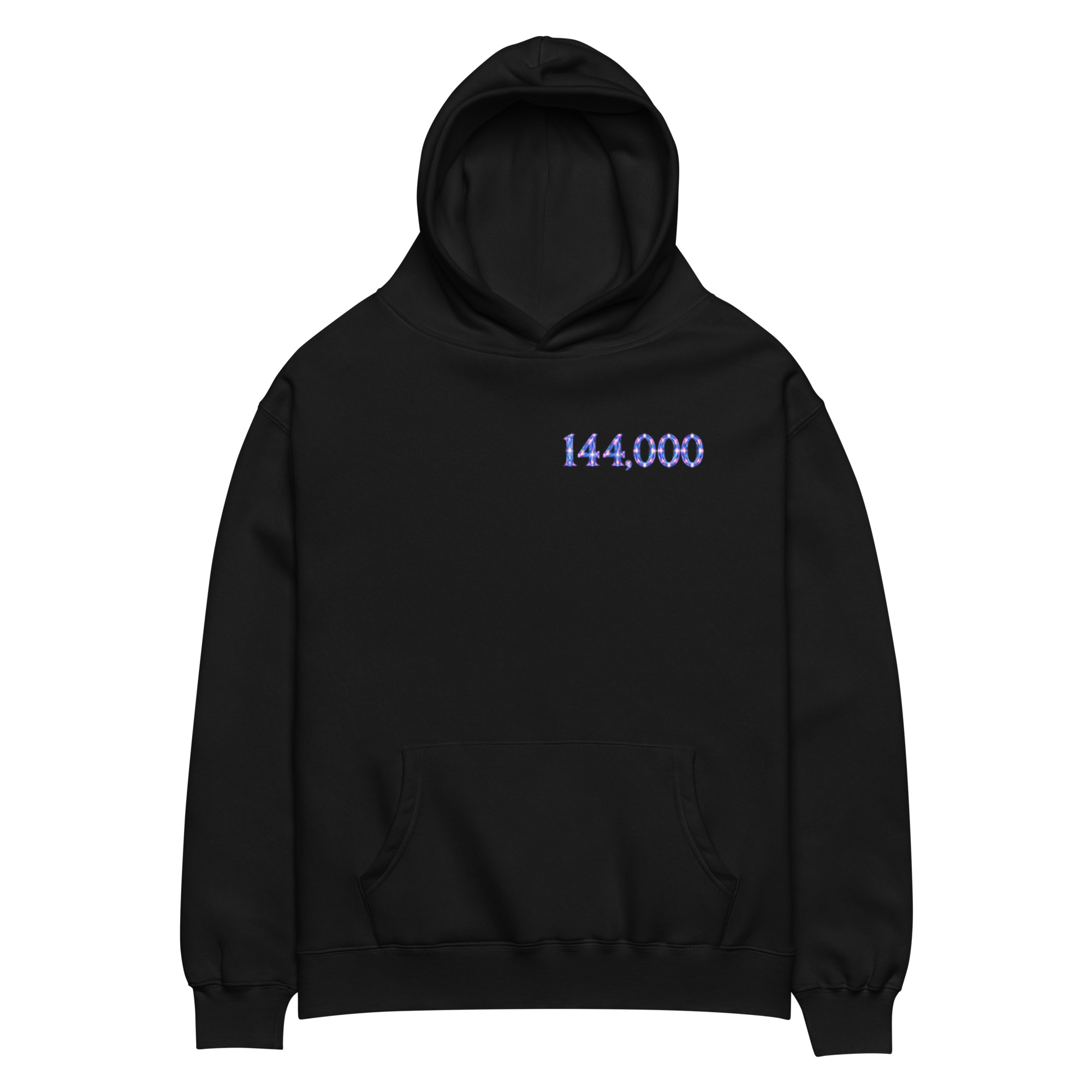 144,000 Light Codes Unisex Oversized Hoodie 002 - Image 24