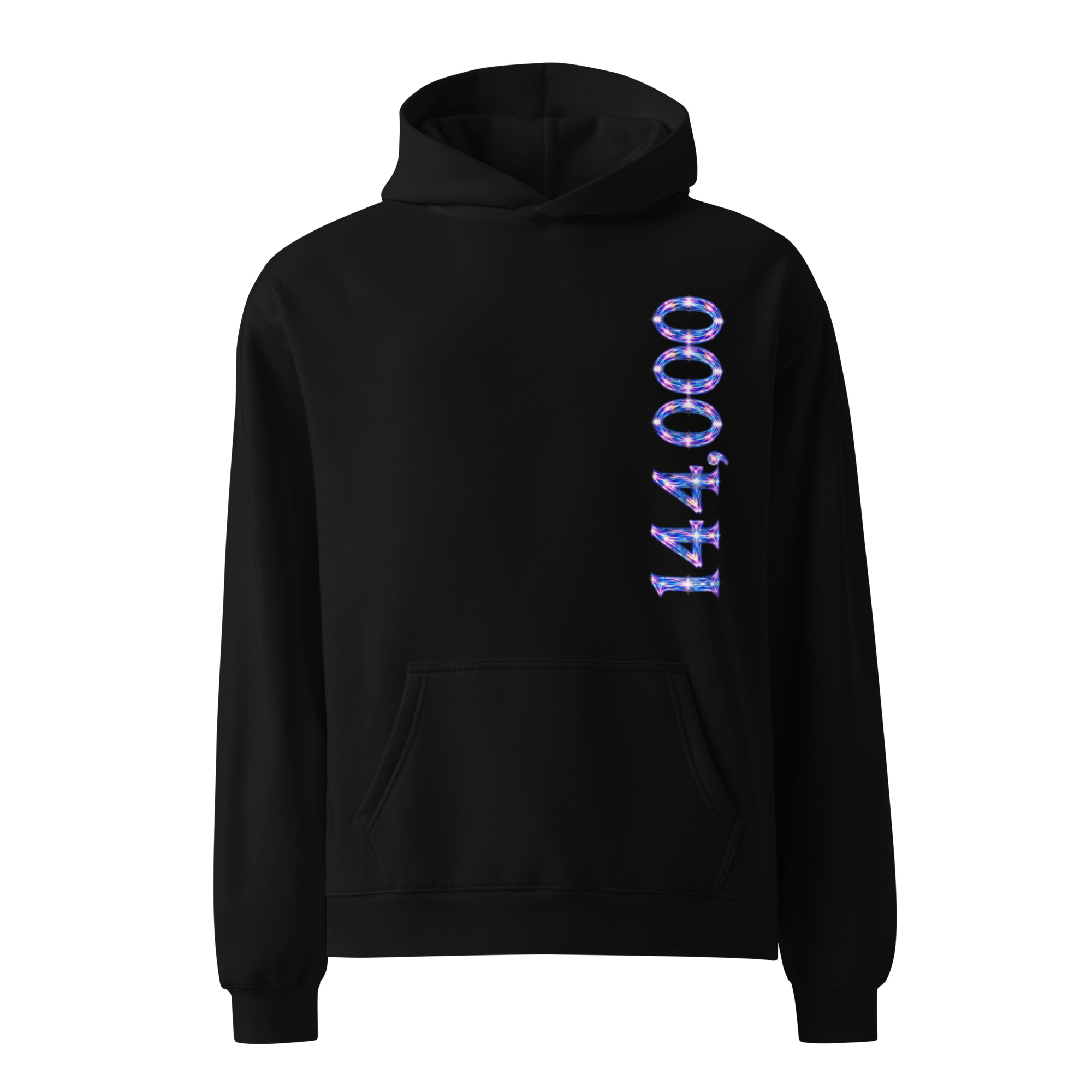 144,000 Light Codes Unisex Oversized Hoodie 003 - Image 2