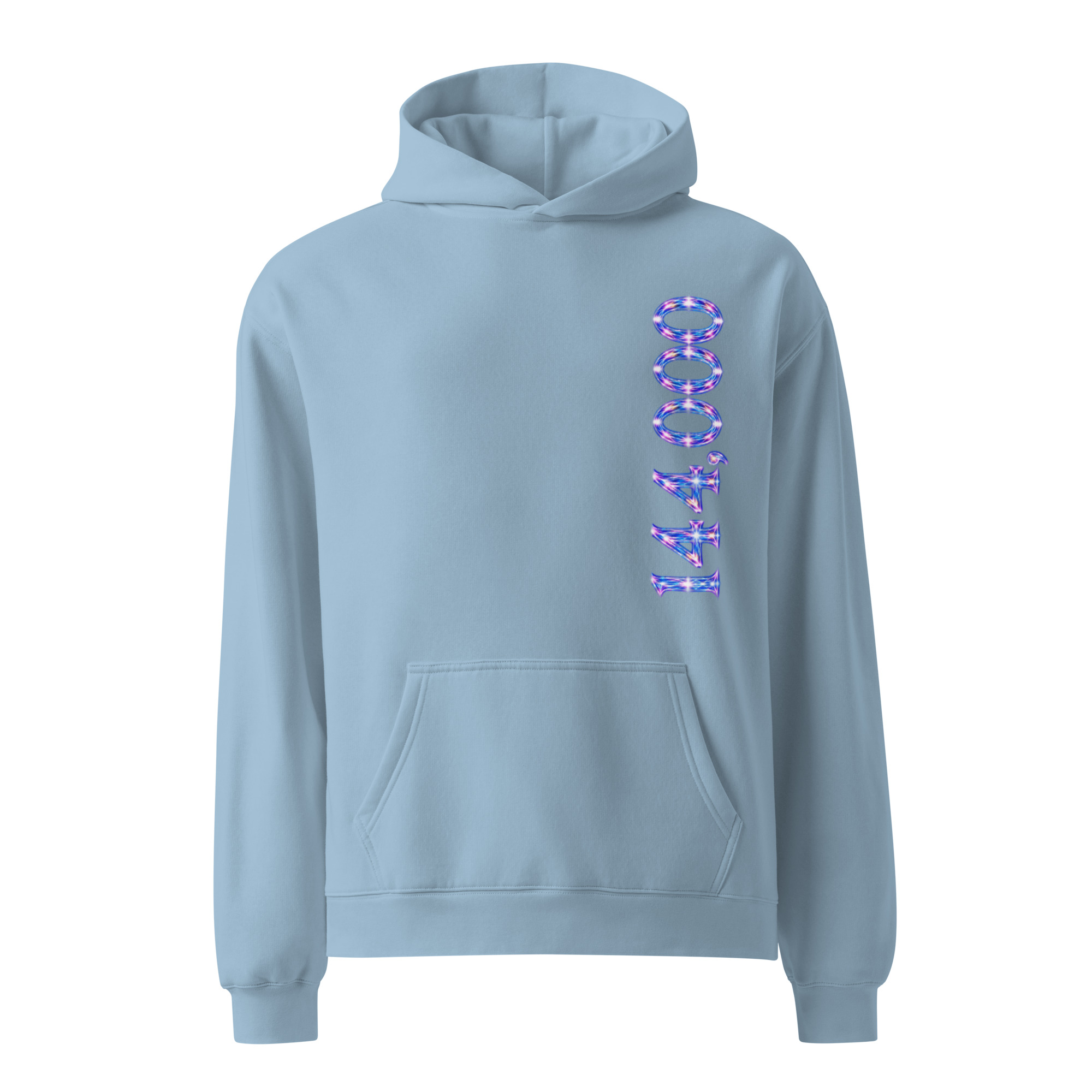 144,000 Light Codes Unisex Oversized Hoodie 003 - Image 9