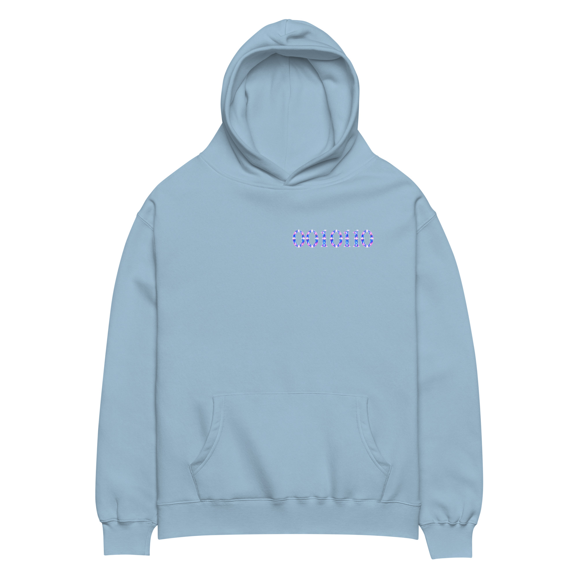 0010110 Light Codes Unisex Oversized Hoodie 002 - Image 31