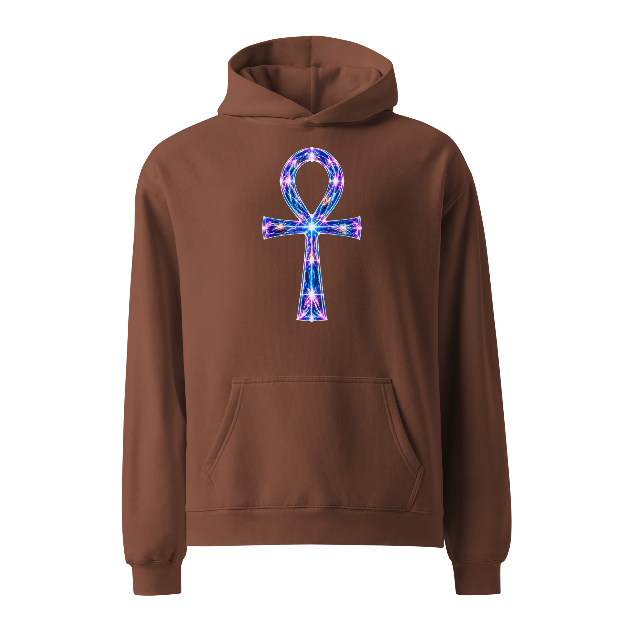 Ankh Light Codes Unisex Oversized Hoodie 001 - Image 4
