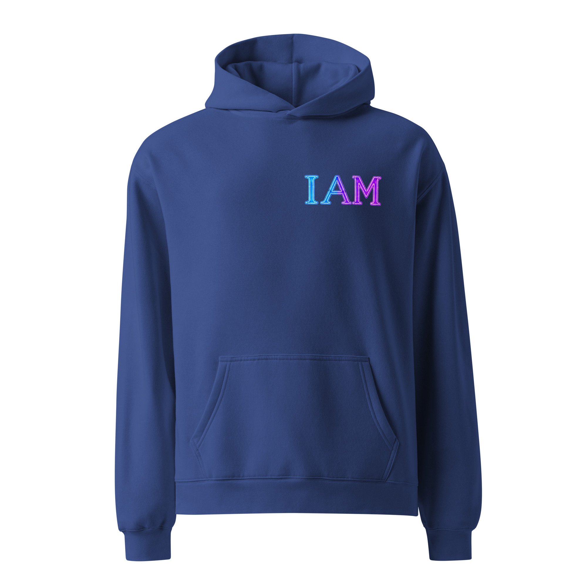 I AM Neon Unisex Oversized Hoodie 002 - Image 4
