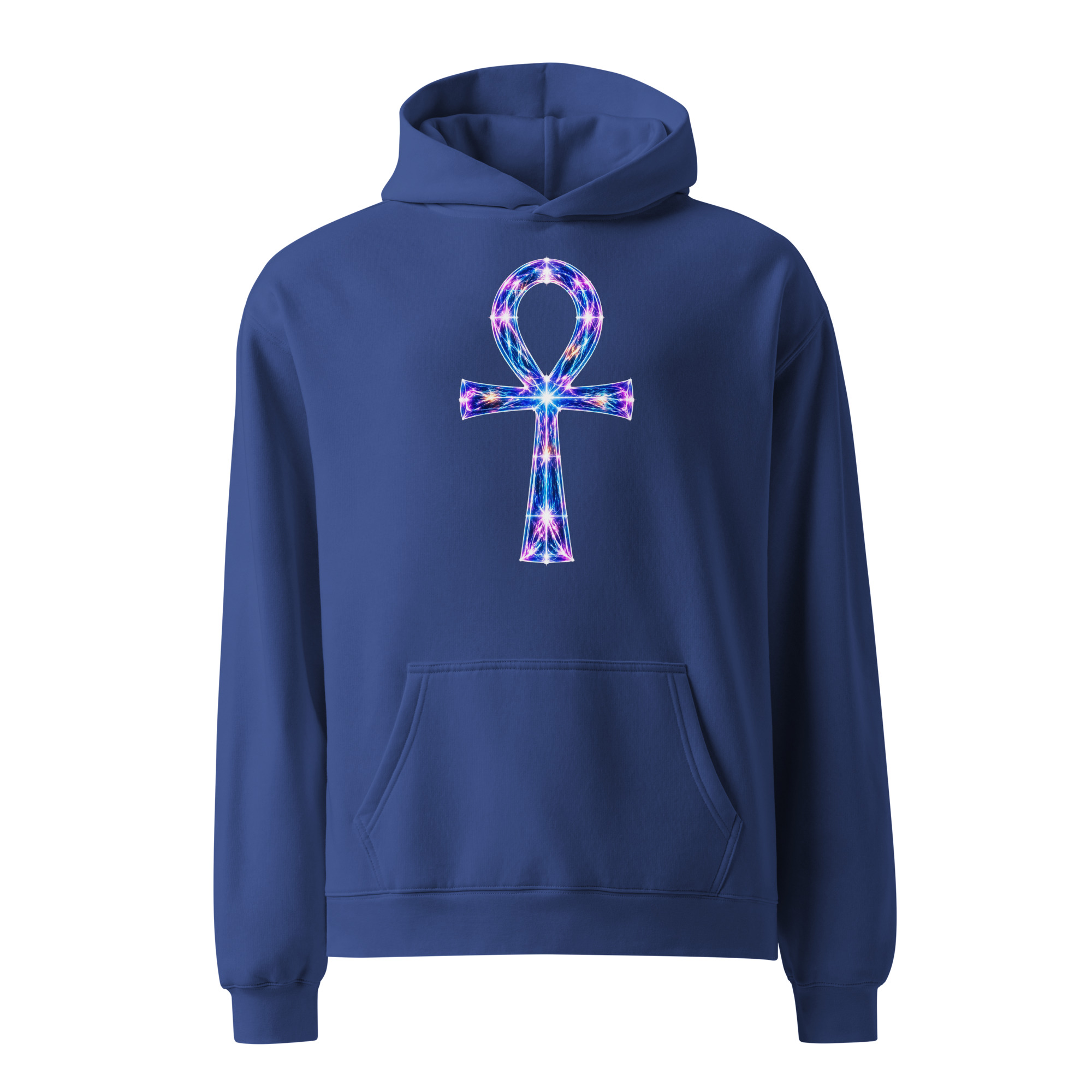 Ankh Light Codes Unisex Oversized Hoodie 001 - Image 3