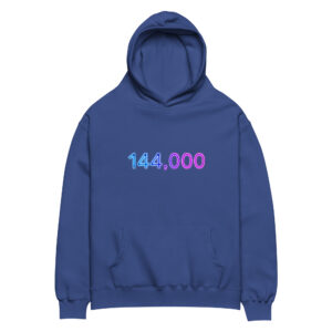 144,000 Neon Oversized Hoodie 001