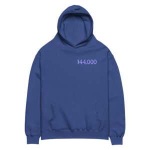 144,000 Light Codes Unisex Oversized Hoodie 002