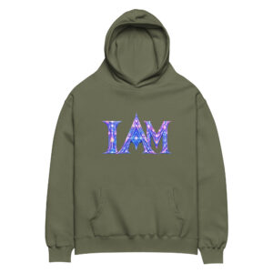 I AM Light Codes Unisex Oversized Hoodie 001