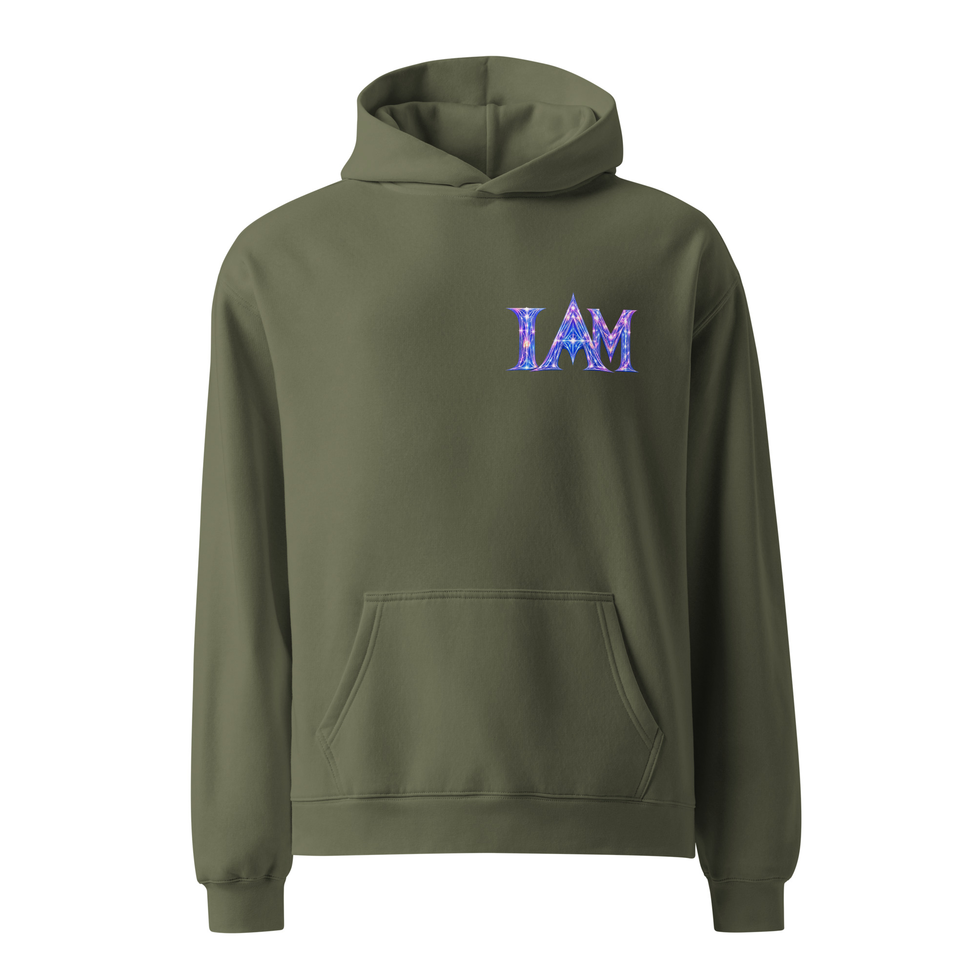 I AM Light Codes Unisex Oversized Hoodie 002 - Image 7
