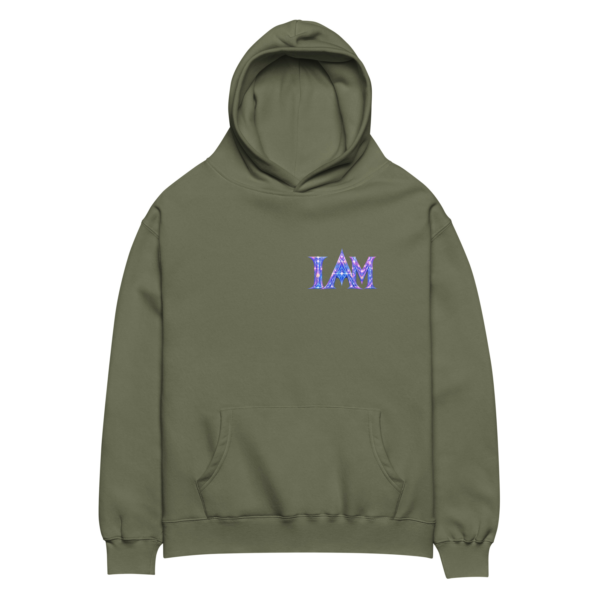 I AM Light Codes Unisex Oversized Hoodie 002